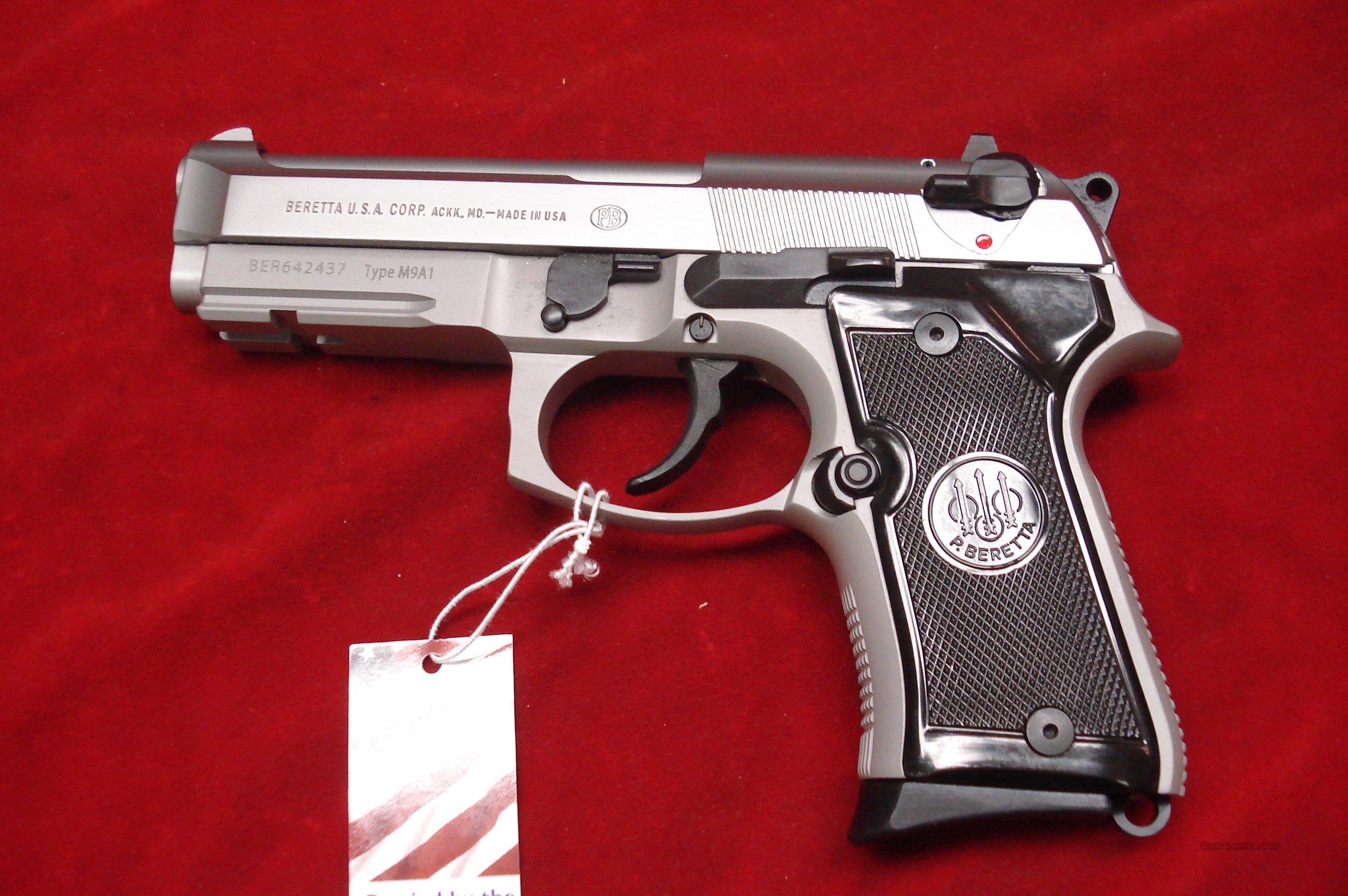 Beretta 92fs Compact Inox 9mm Cal With Rail An For Sale