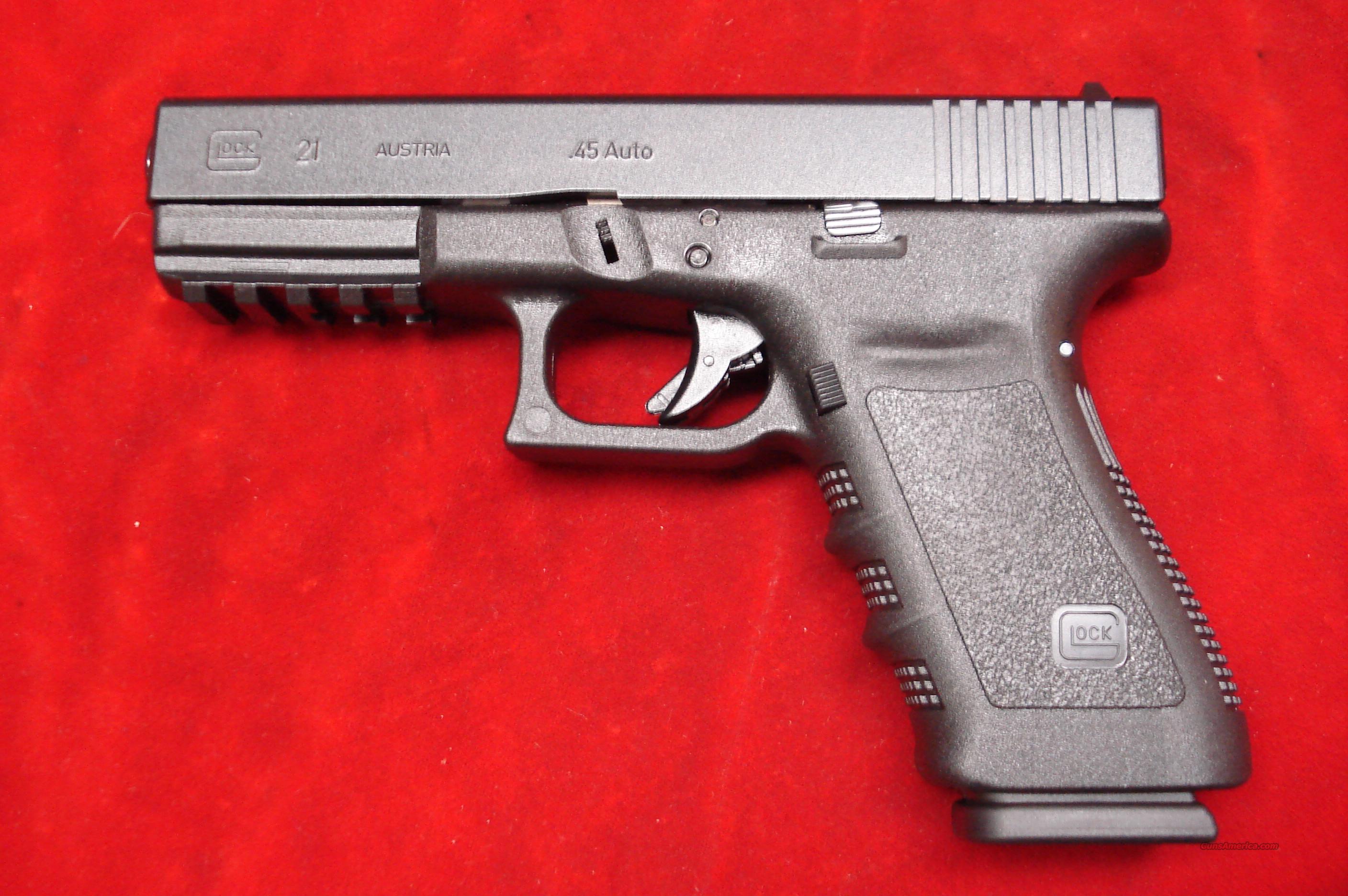 GLOCK MODEL 21SF (SLIM FRAME) 45ACP 1913 RAIL L... for sale