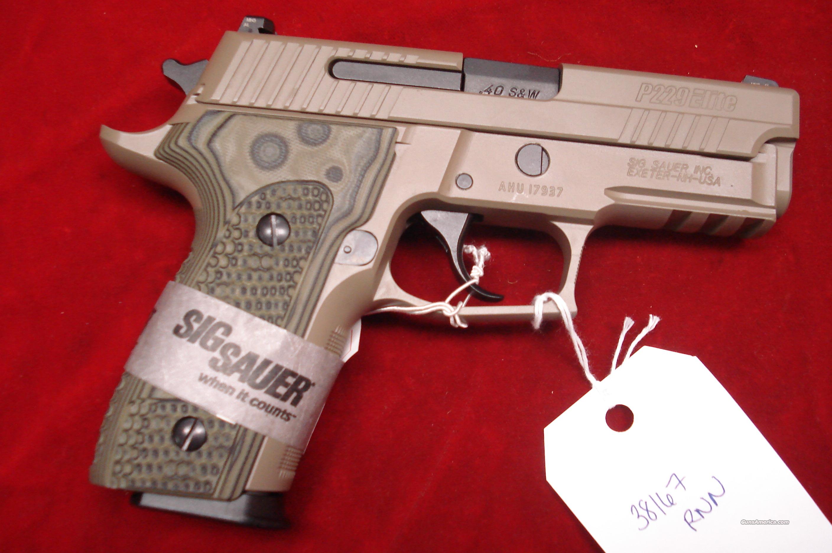 SIG SAUER P229 SCORPION ELITE 40CAL... for sale at Gunsamerica.com ...