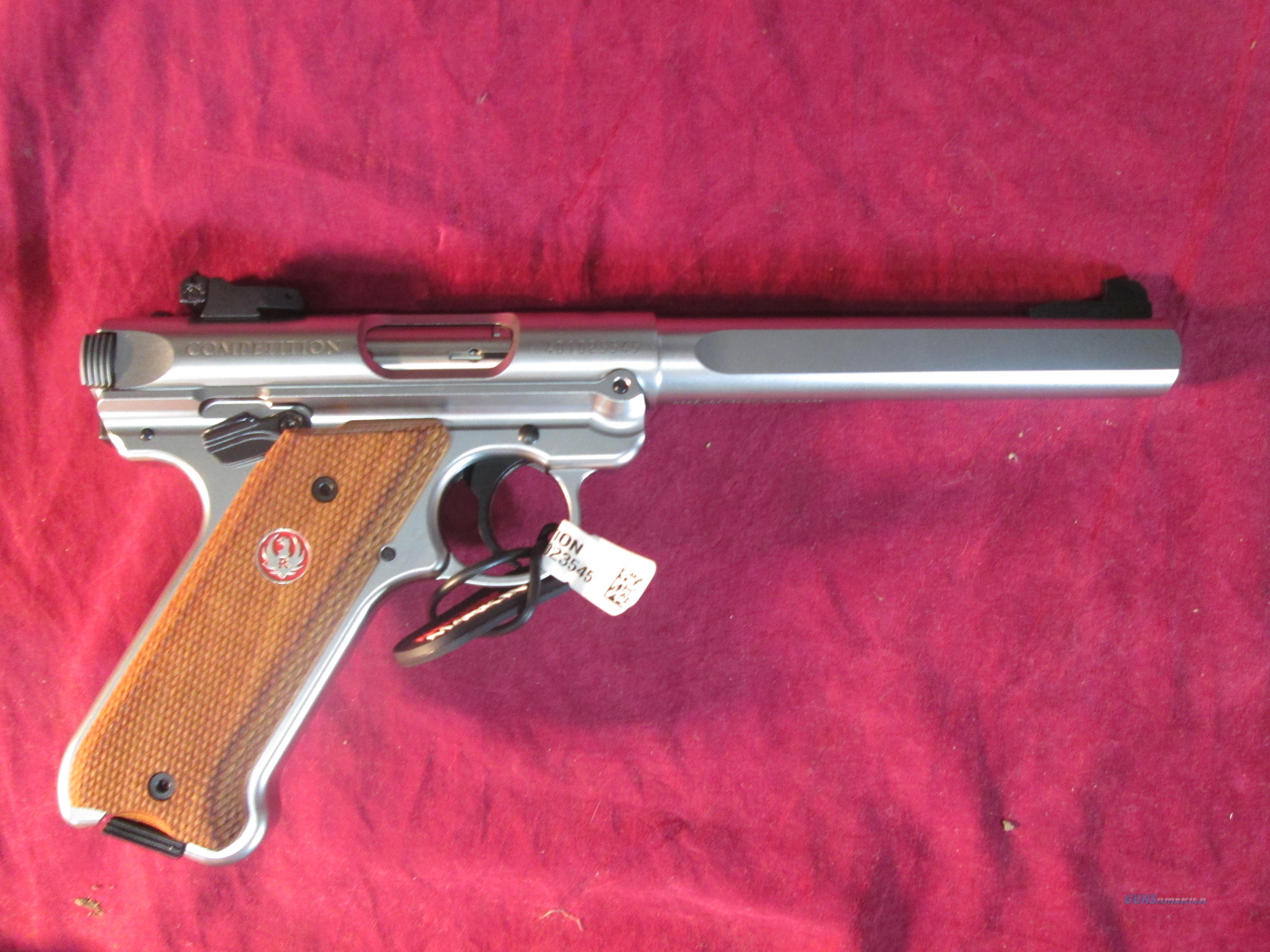 RUGER MKIV COMPETITION STAINLESS 6 ... for sale at Gunsamerica.com ...