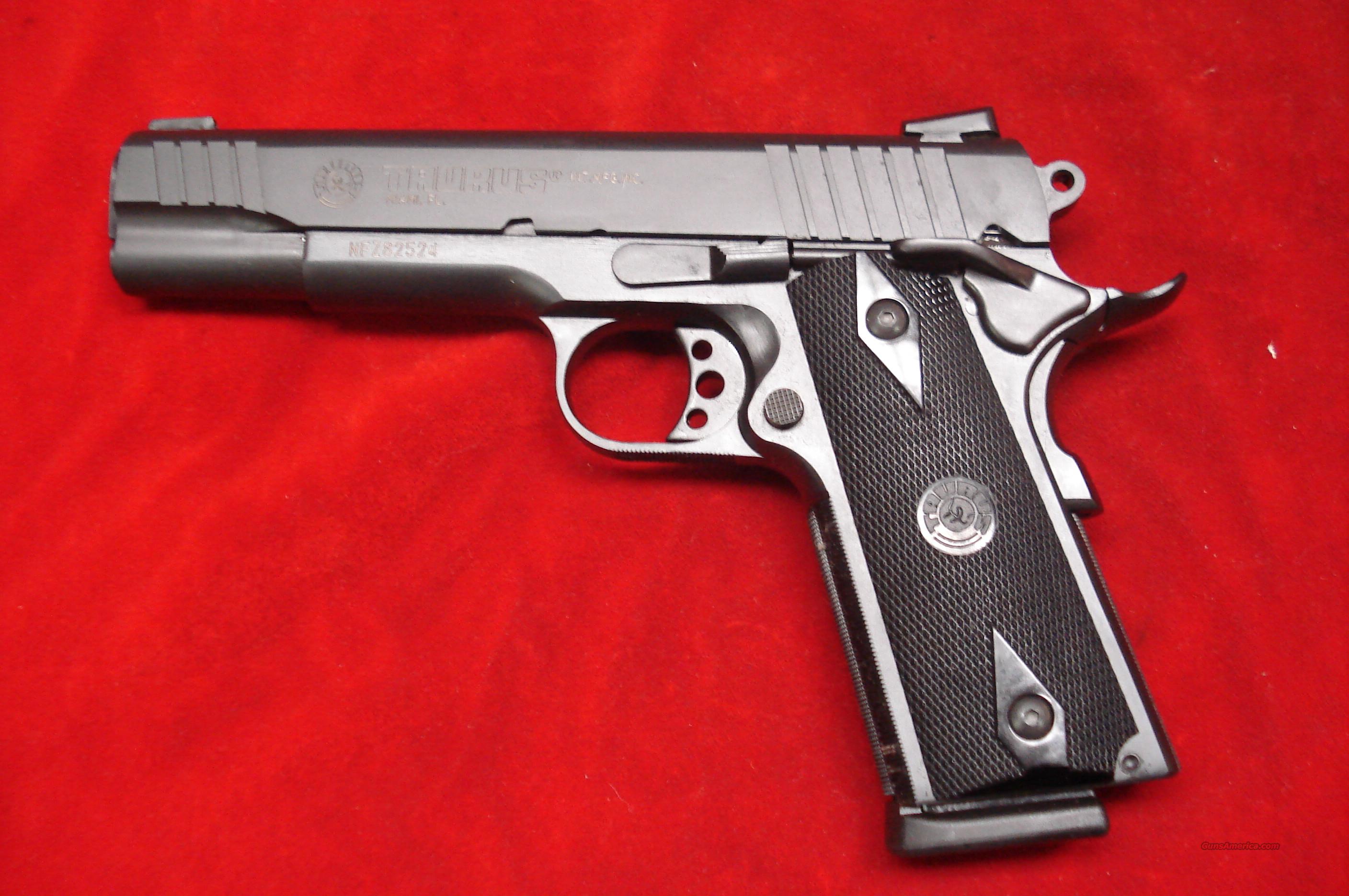 TAURUS 1911 BLUE 45ACP NEW for sale at Gunsamerica.com: 933533977