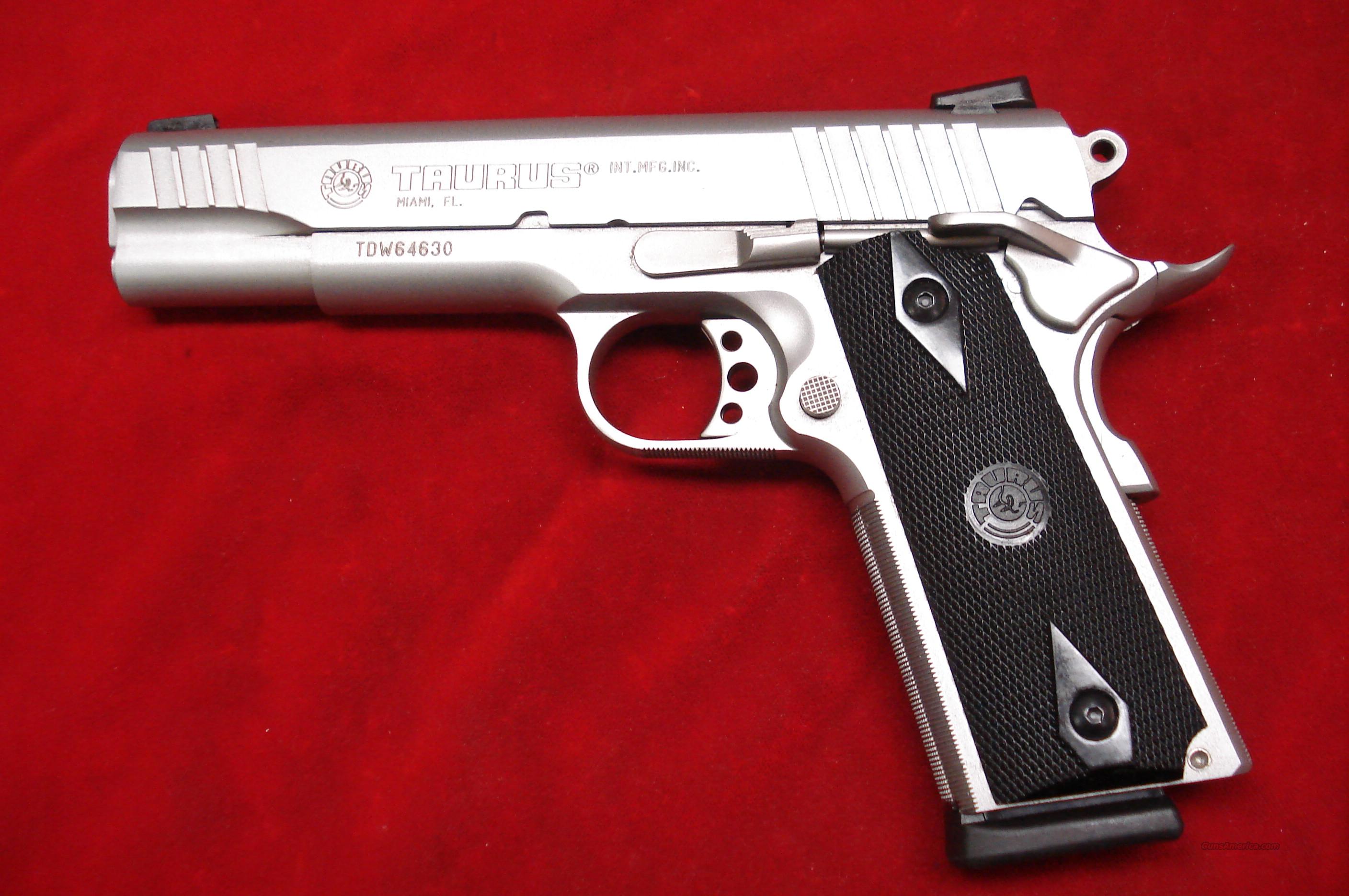 TAURUS NEW STAINLESS 9MM CAL.1911 N... for sale at Gunsamerica.com ...