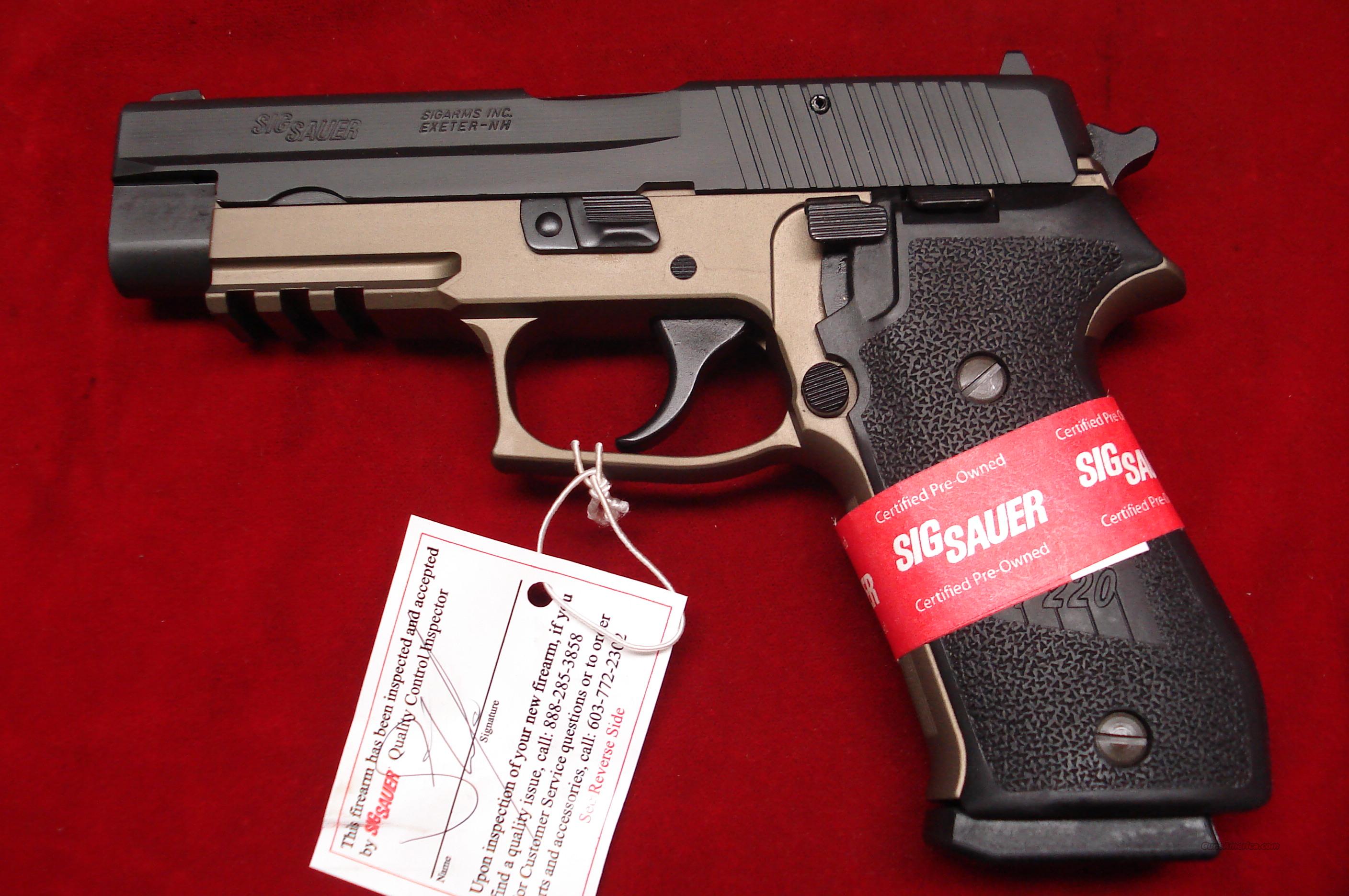 SIG SAUER P220 .45ACP CERTIFIED PRE... for sale at Gunsamerica.com ...