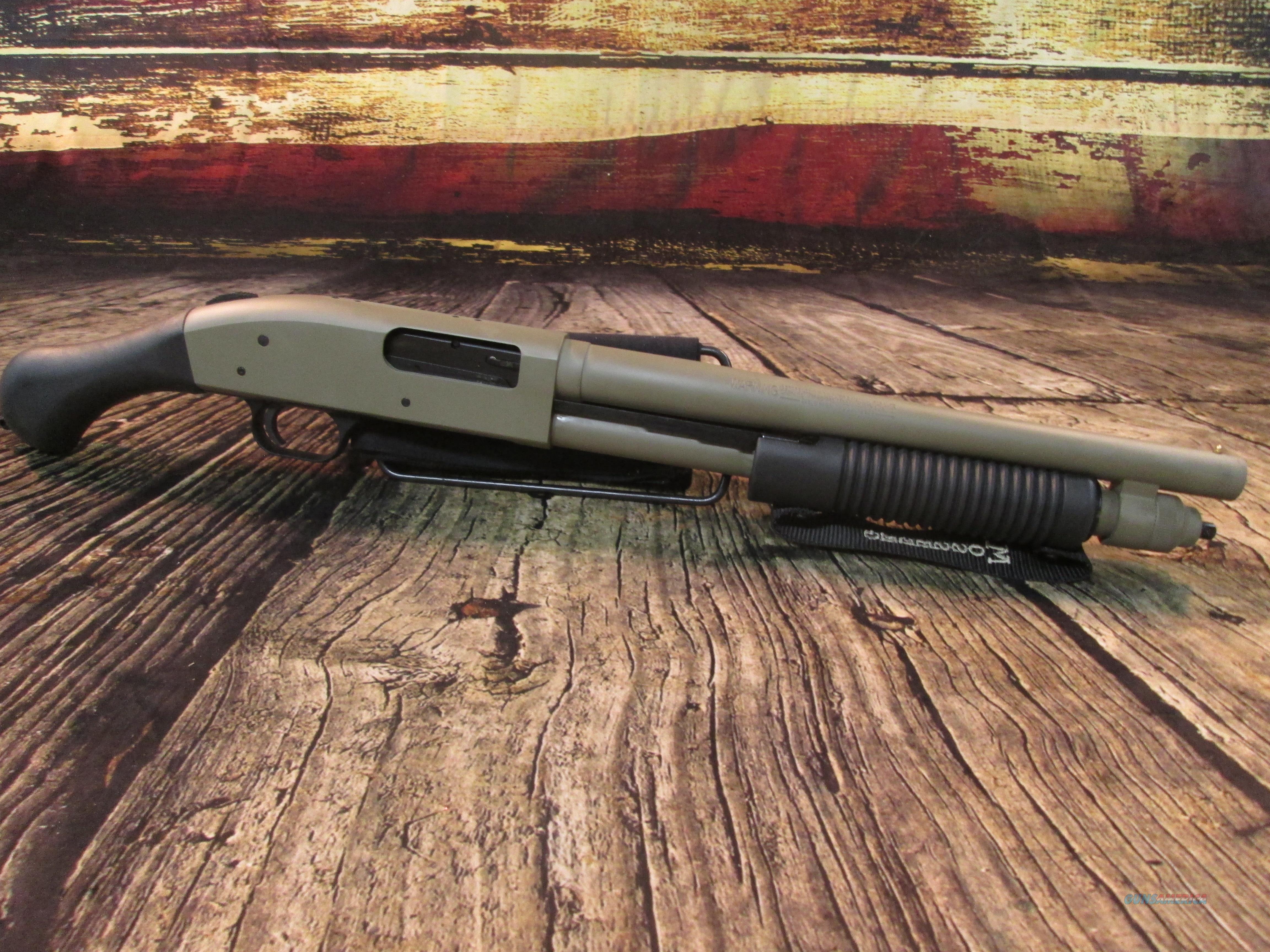 MOSSBERG 590 SHOCKWAVE FDE 12 GAUGE... for sale at Gunsamerica.com ...