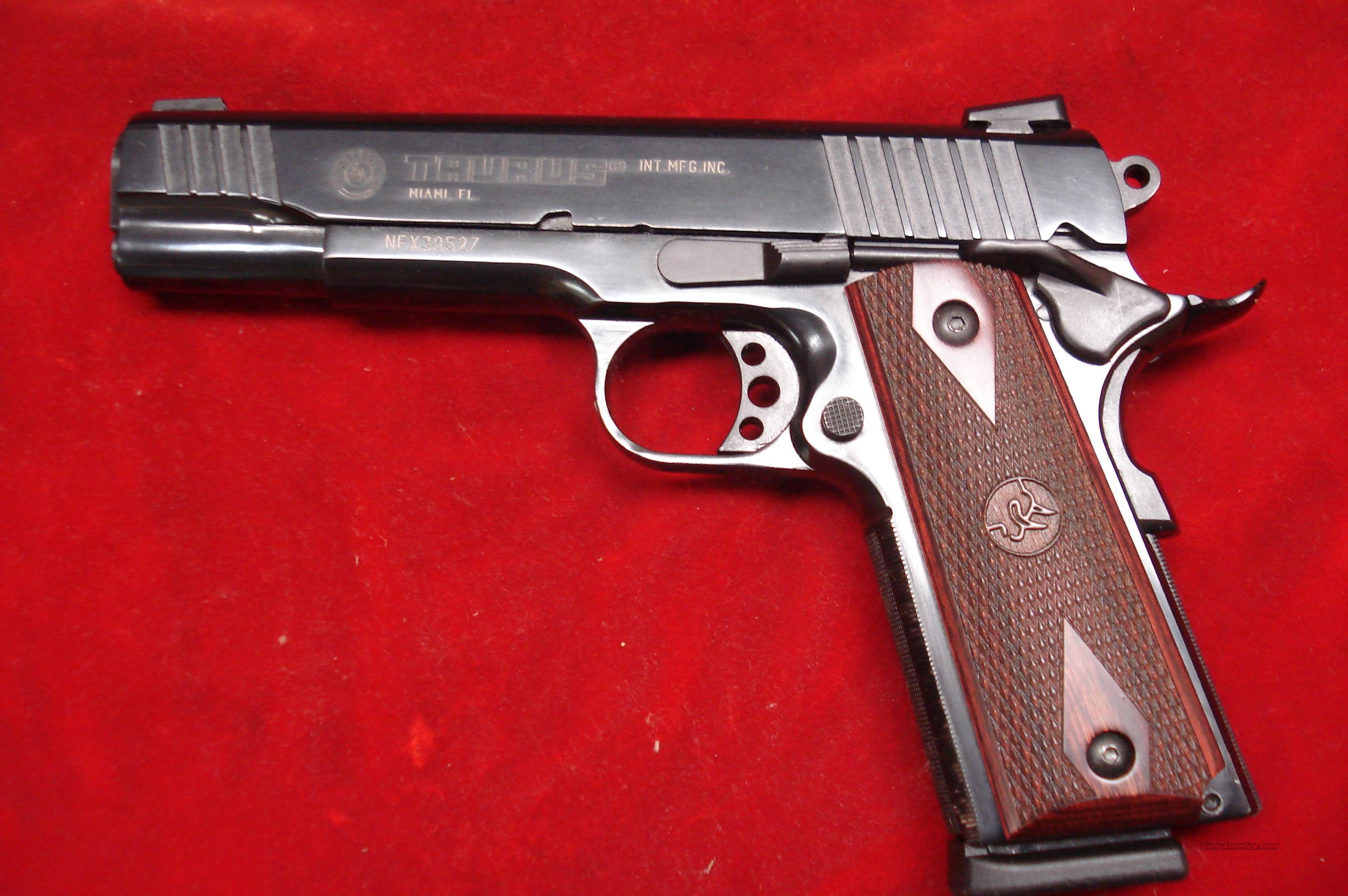 TAURUS 1911 POLISHED BLUE 45ACP NEW... for sale at Gunsamerica.com ...