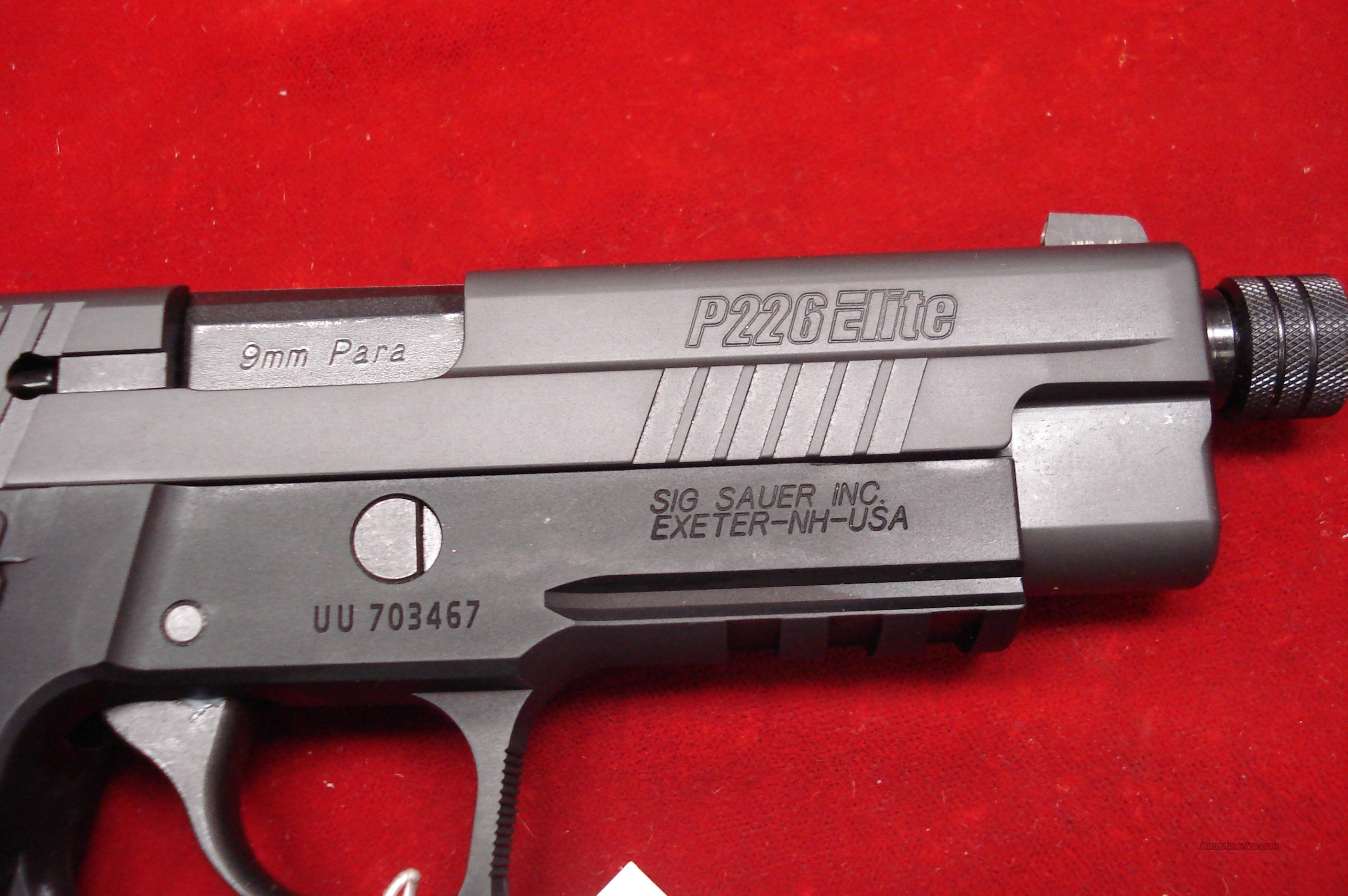 sig p226 serial number uu