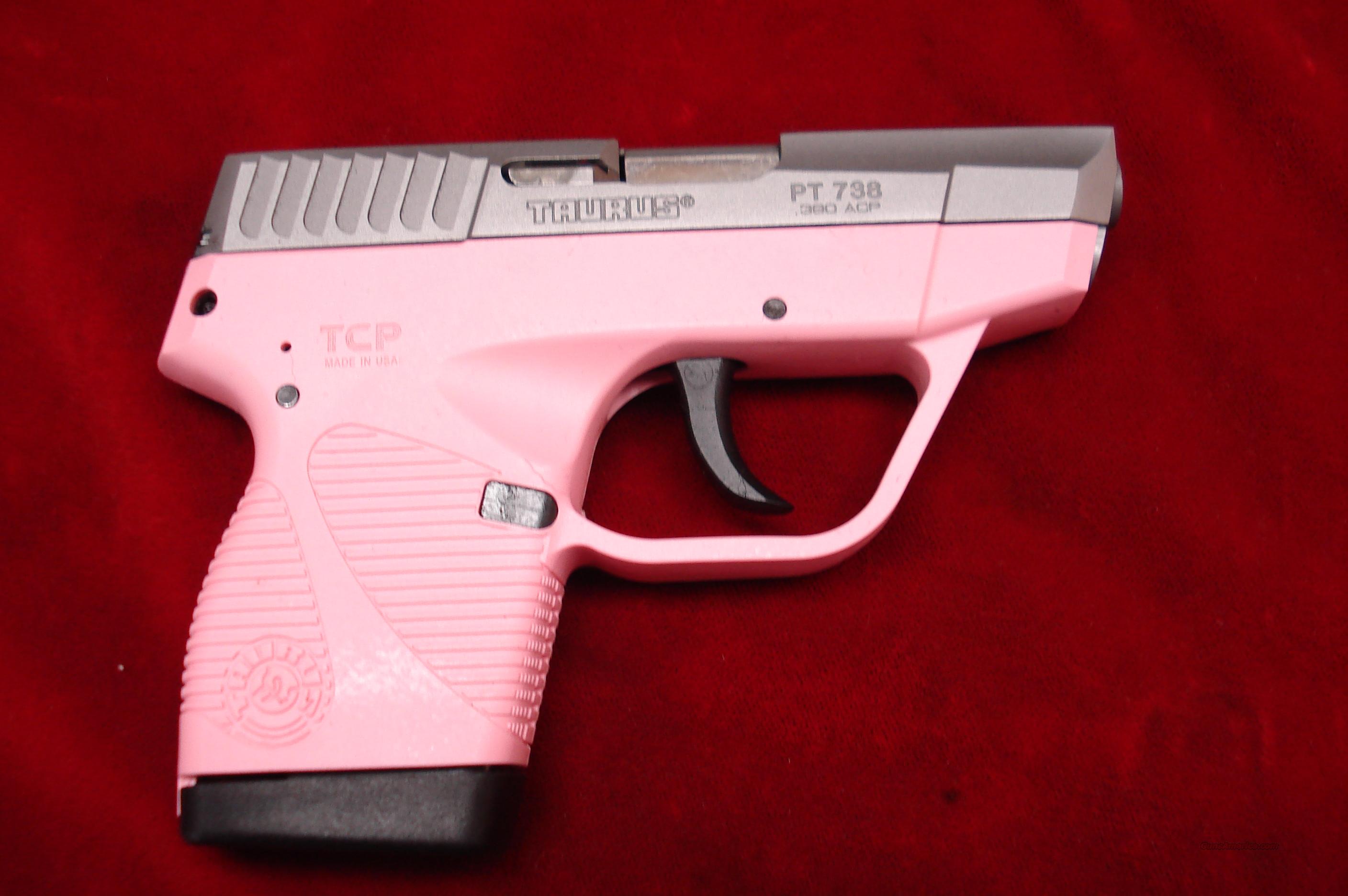 TAURUS PT738 TCP PINK/STAINLESS 380... for sale at Gunsamerica.com ...