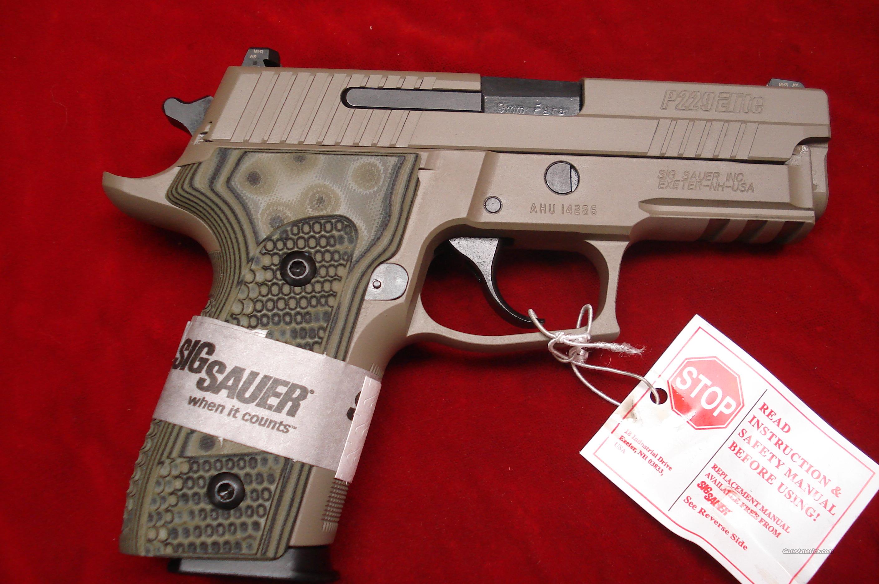 Sig Sauer P229 Scorpion Elite 9mm  For Sale At Gunsamerica.com 