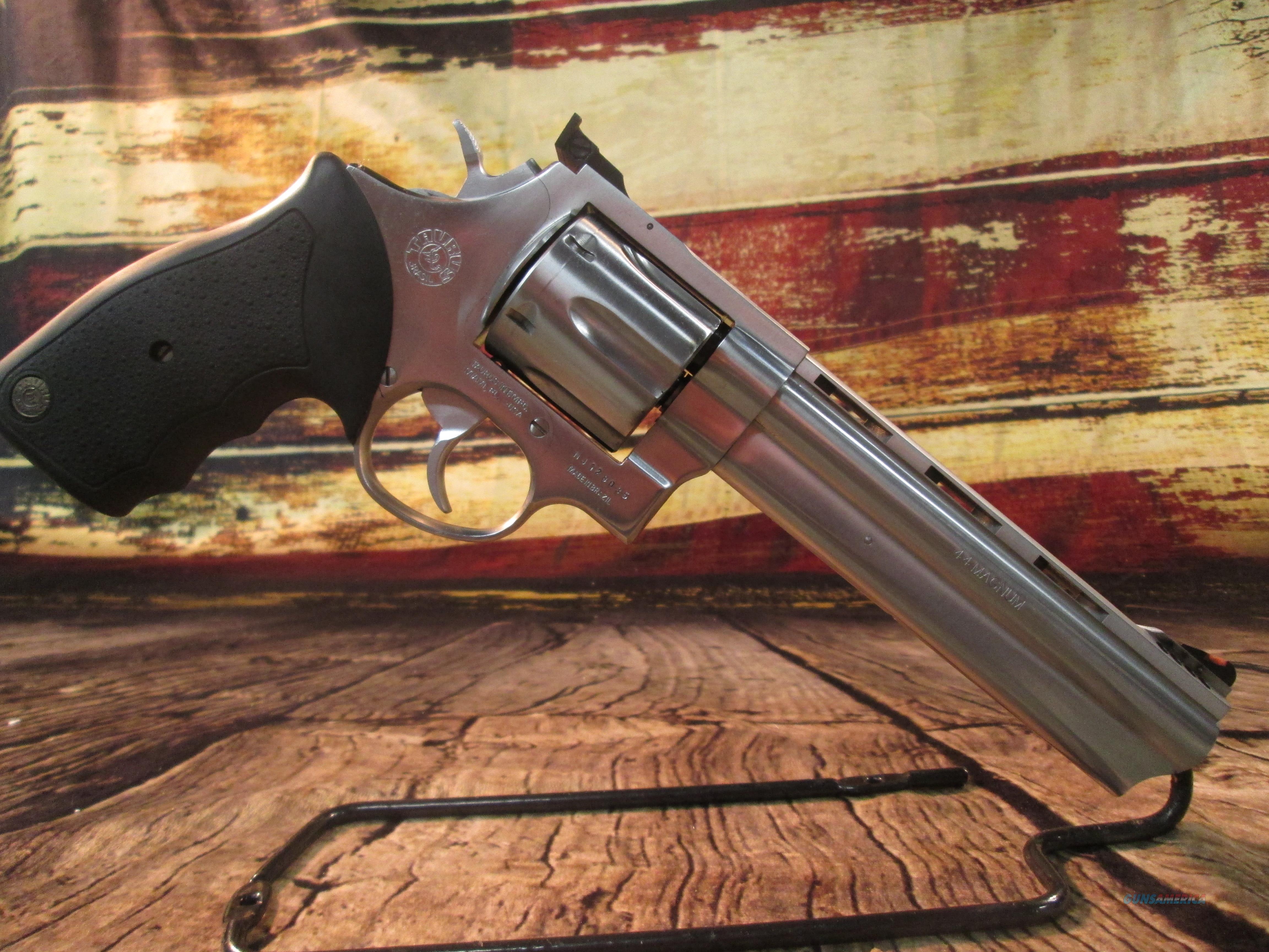 TAURUS MODEL 44 6.5" STAINLESS USED... For Sale At Gunsamerica.com ...