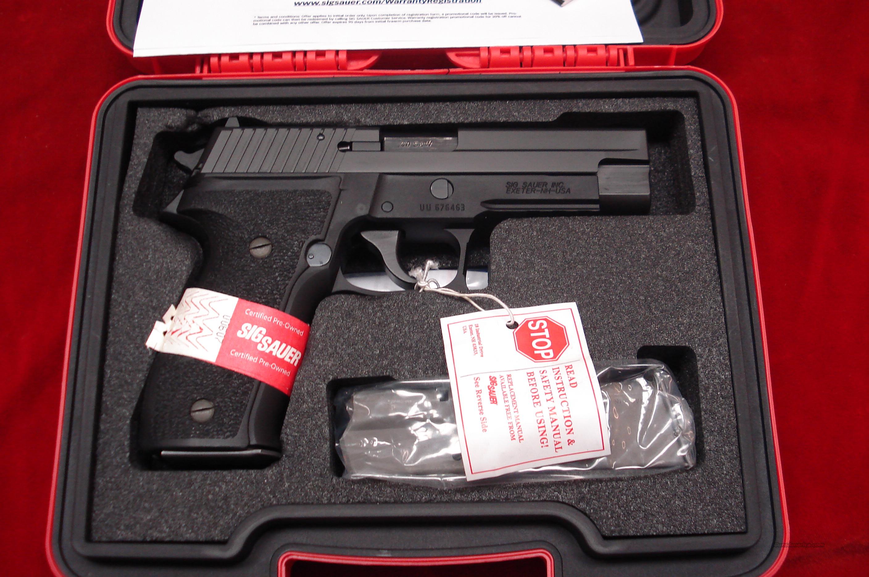 Sig Sauer P226 40cal Certified Pr For Sale At