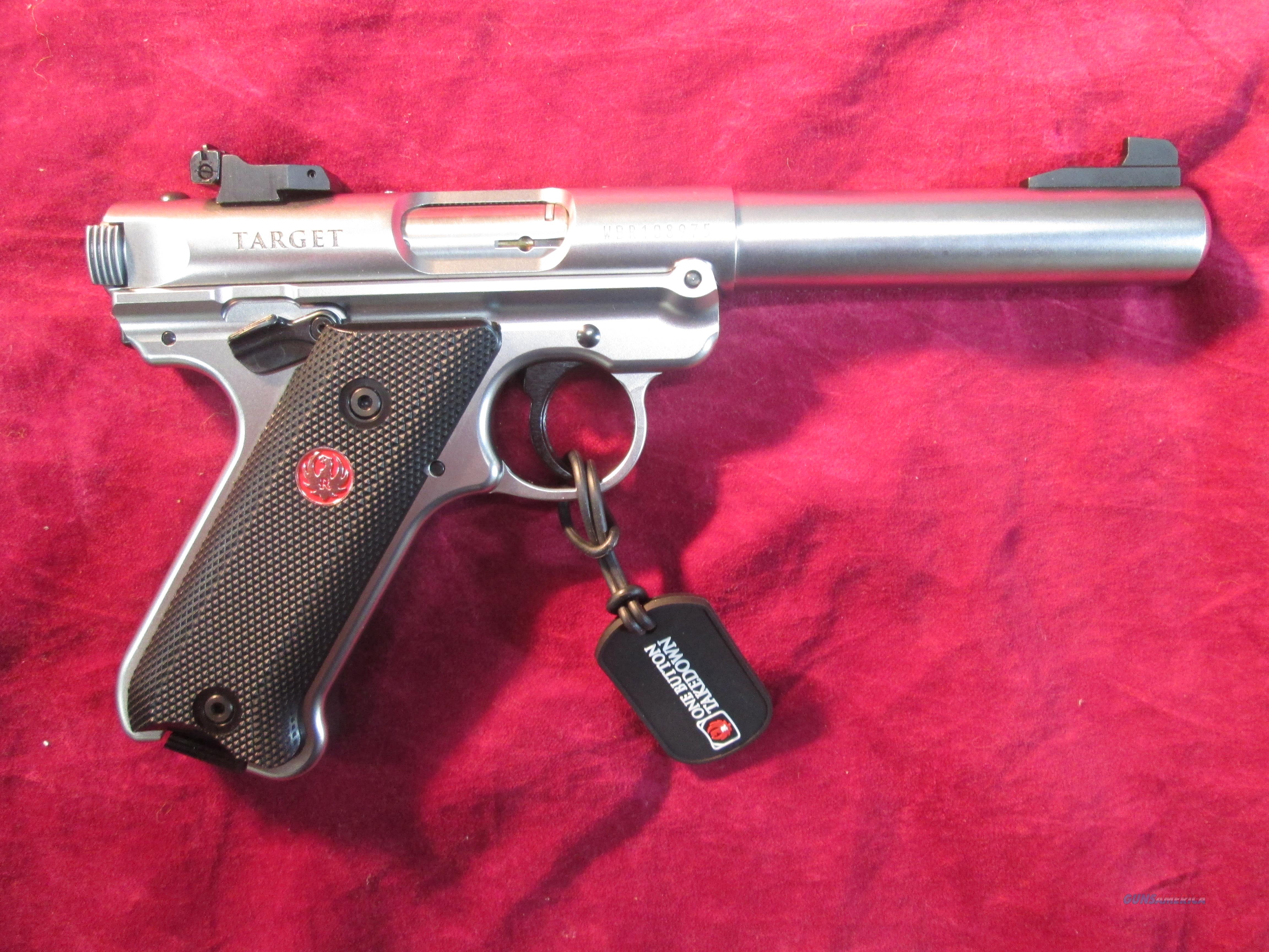 Ruger Mkiv Target Stainless 22lr 5 For Sale At