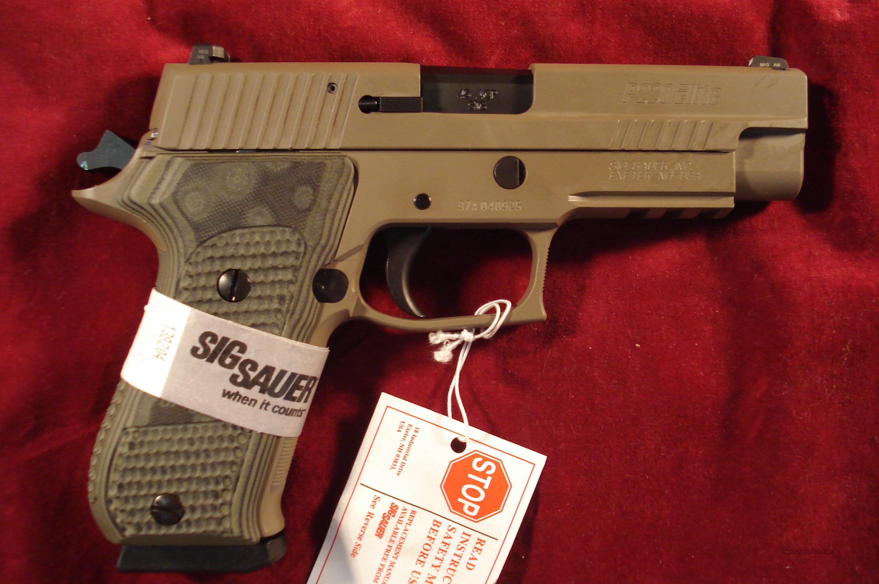 SIG SAUER P220 SCORPION FLAT DARK E... for sale at Gunsamerica.com ...