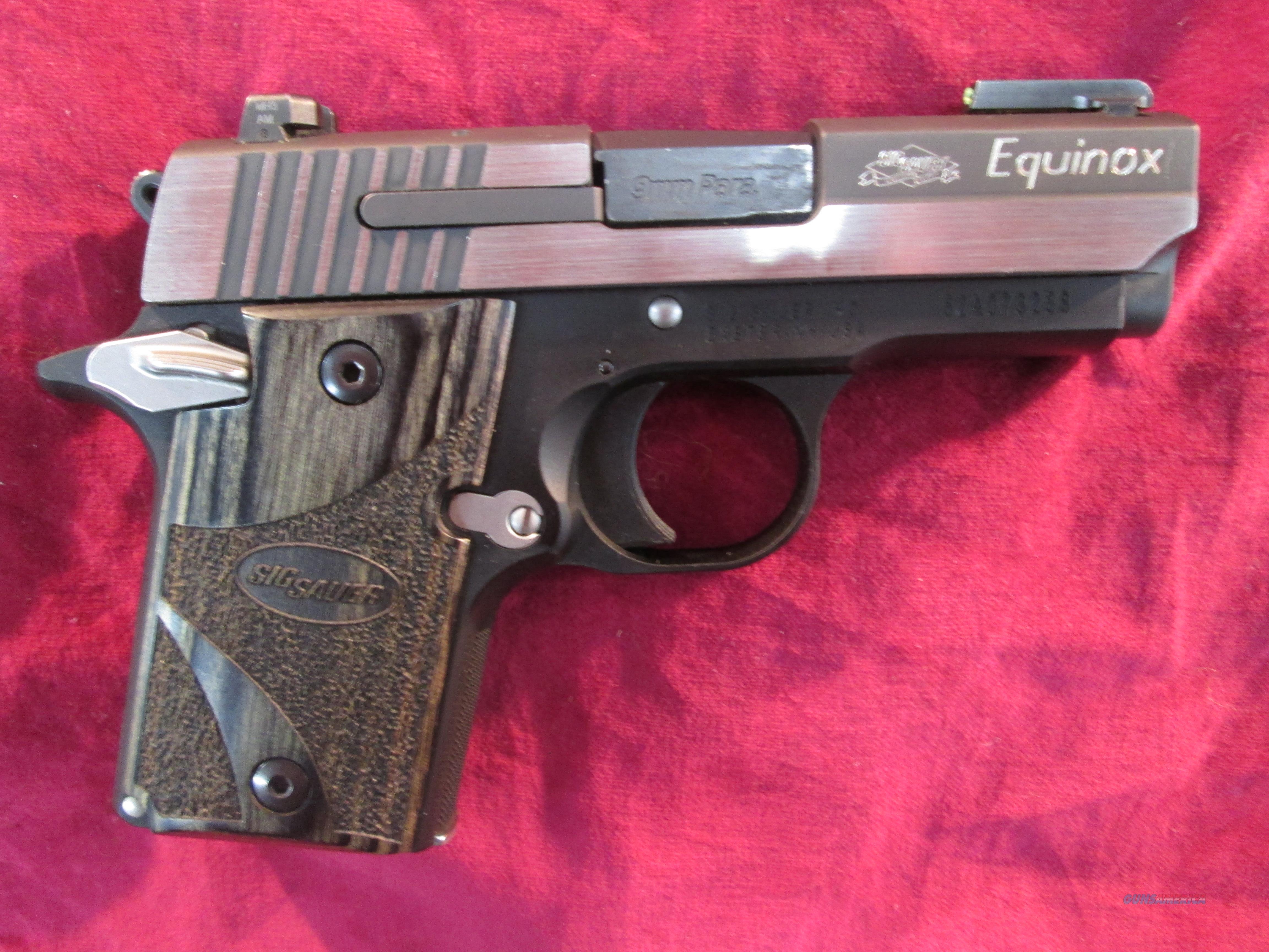 SIG SAUER P938 EQUINOX BLACKEN STAI... for sale at Gunsamerica.com ...