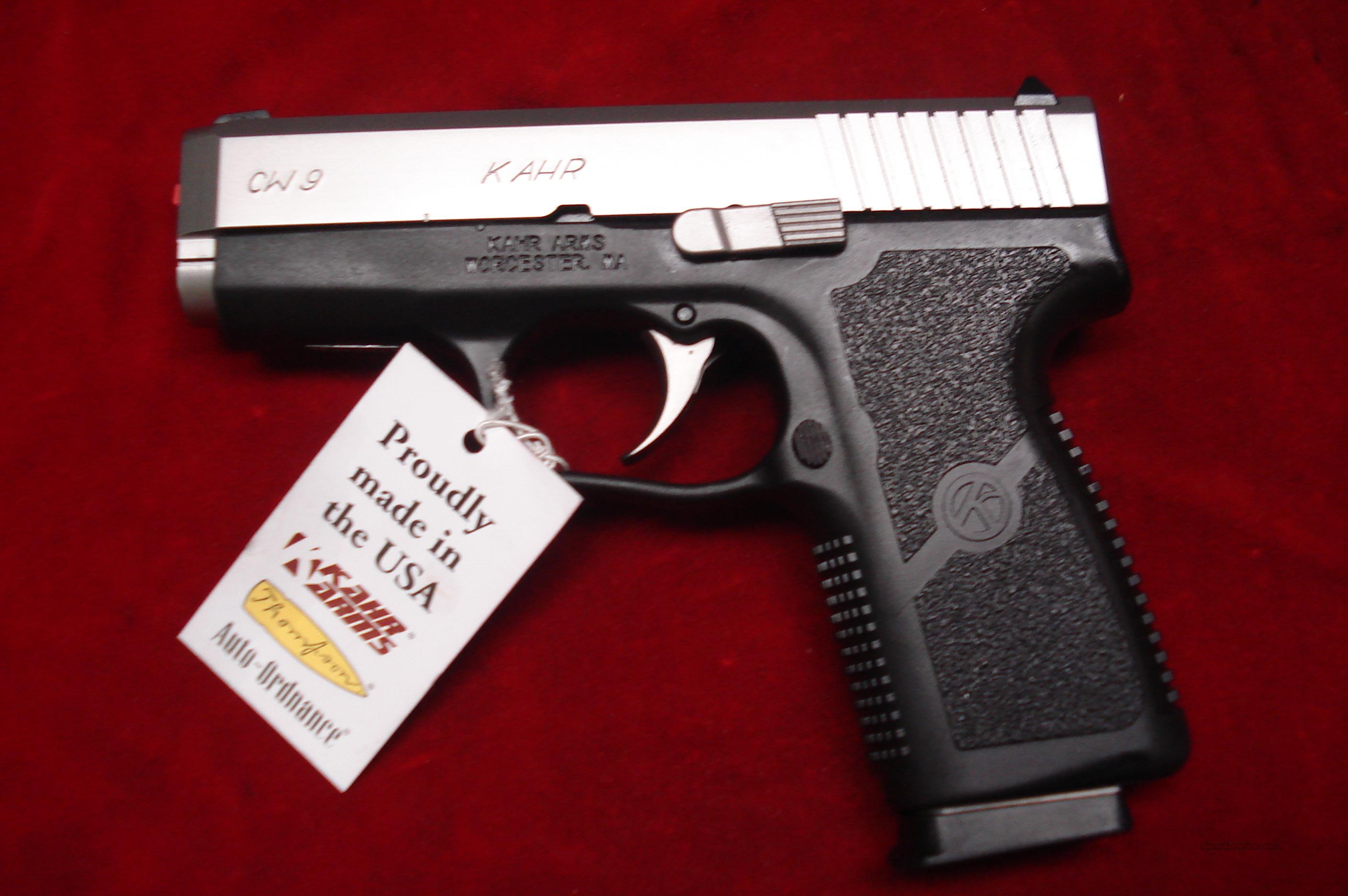 KAHR ARMS CW9 9MM STAINLESS NEW (C... for sale at Gunsamerica.com ...