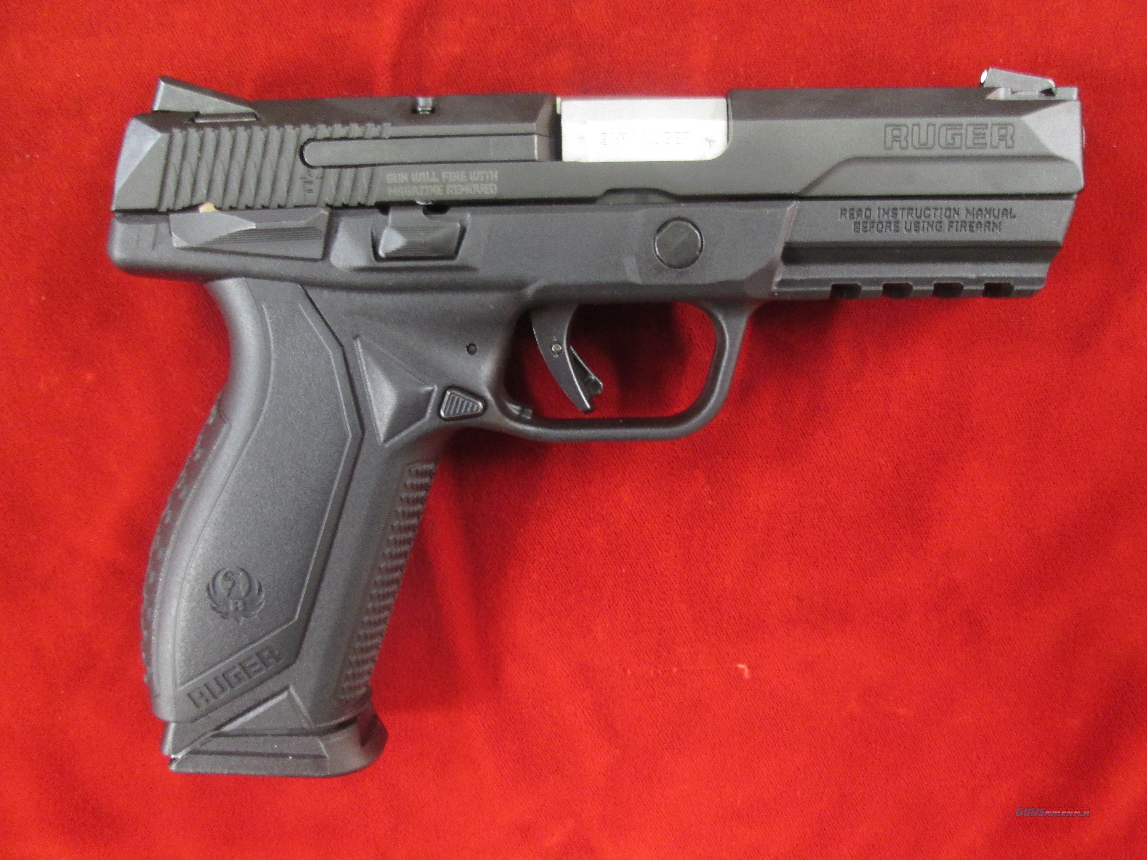 Ruger American Pistol 9mm Black Nitride W Manu For Sale