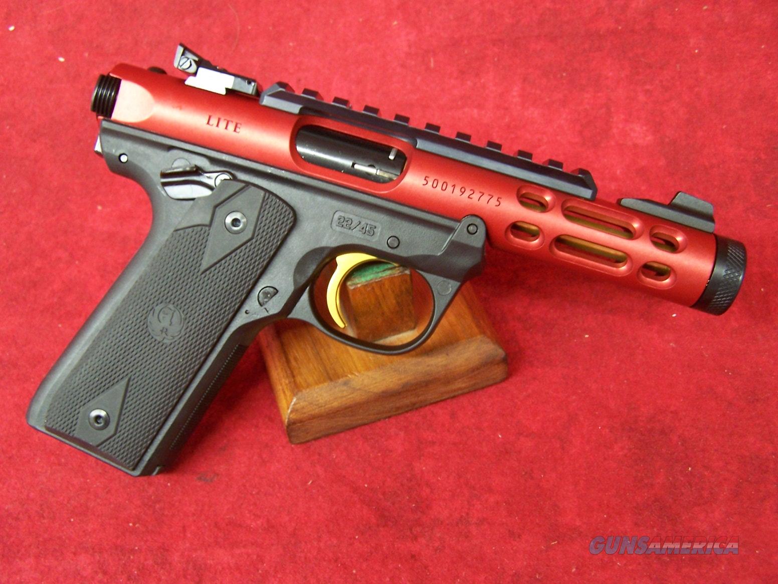 Ruger Mark Iv 2245 Lite Red Anodiz For Sale At 928167647 7446