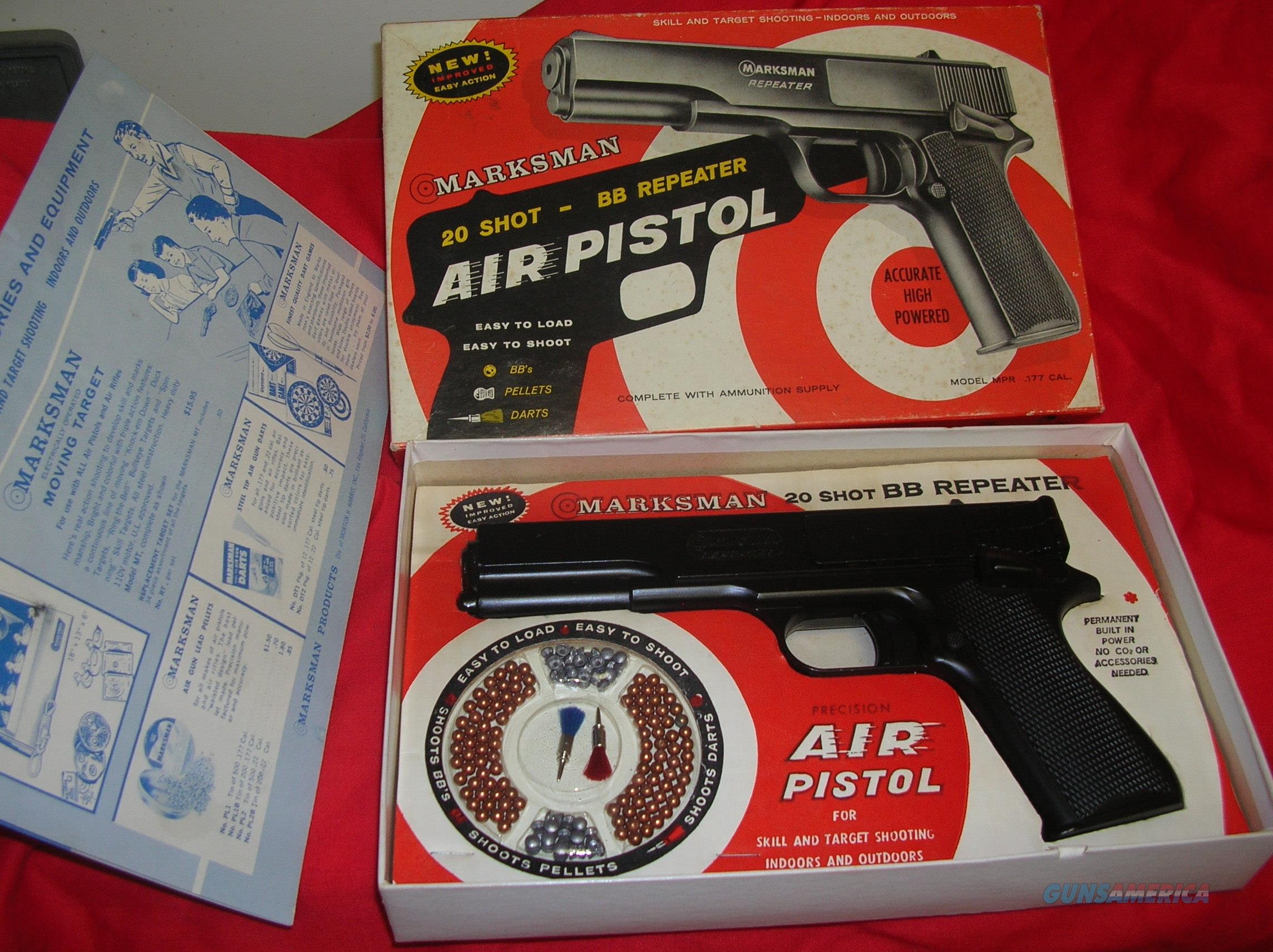 MARKSMAN 20 SHOT BB REPEATER AIR PI... for sale at Gunsamerica.com ...