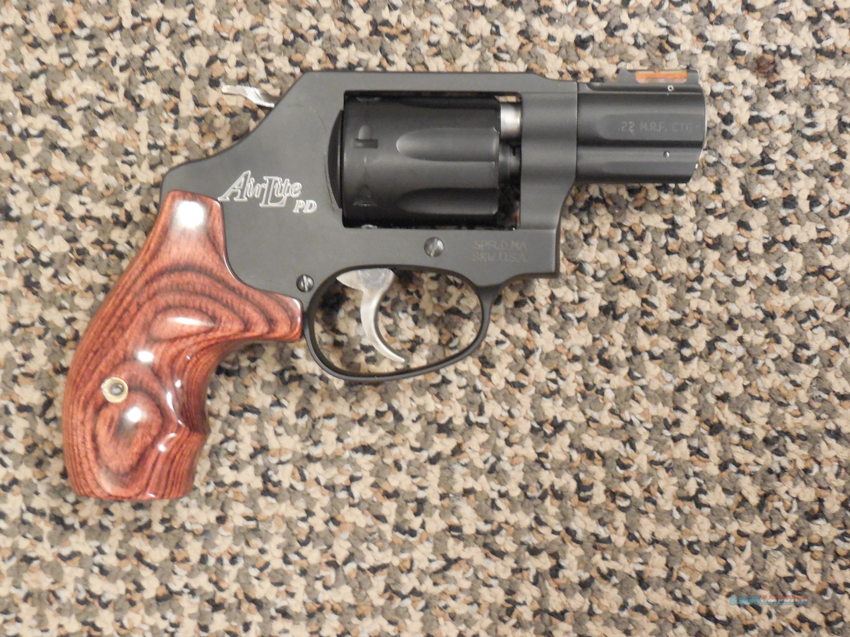Sandw Model 351c Airlite Pd 22 Magnum 8 Shot Revolver For Sale 975704166 7365