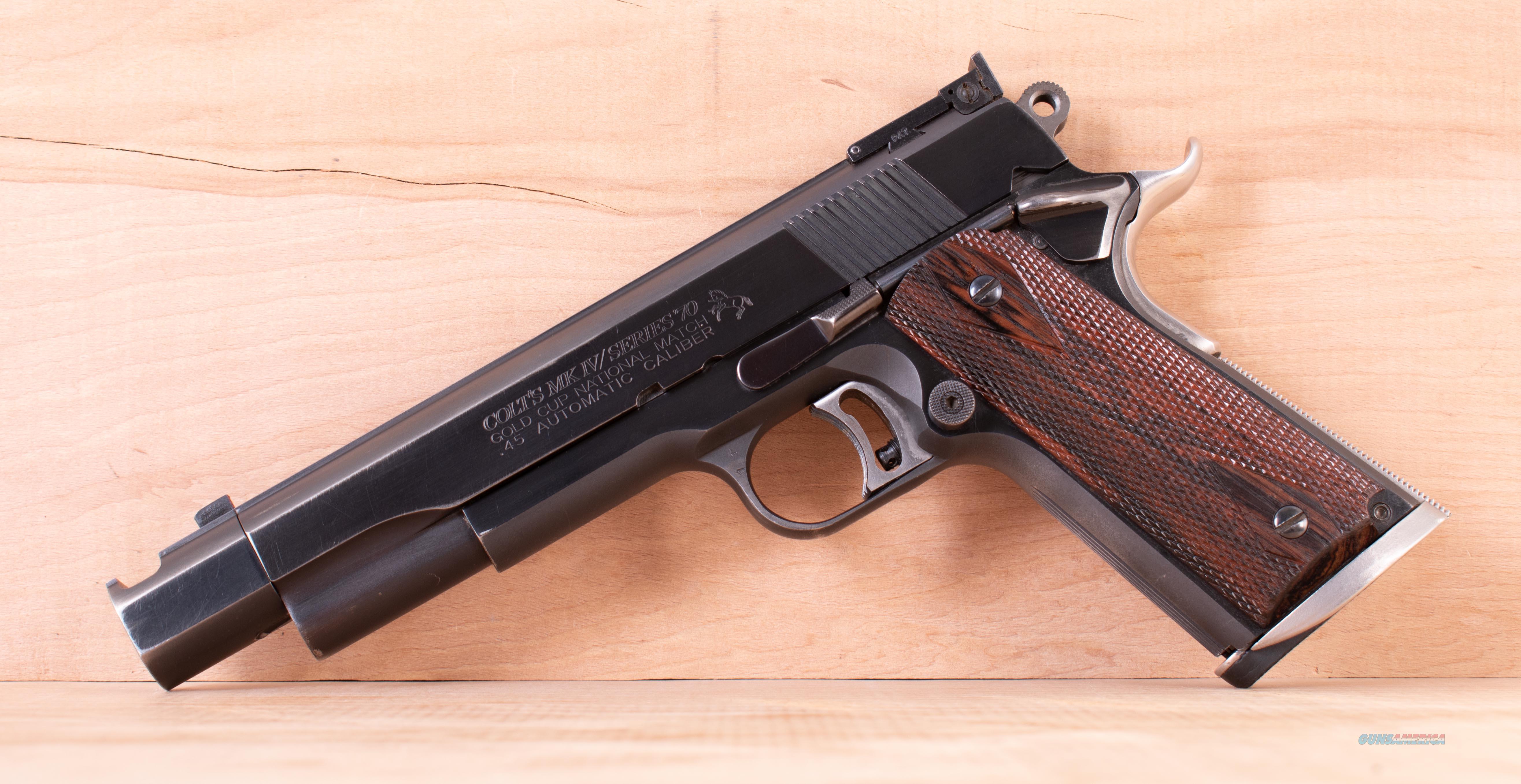 Colt Gold Cup National Match – SERI... for sale at Gunsamerica.com ...