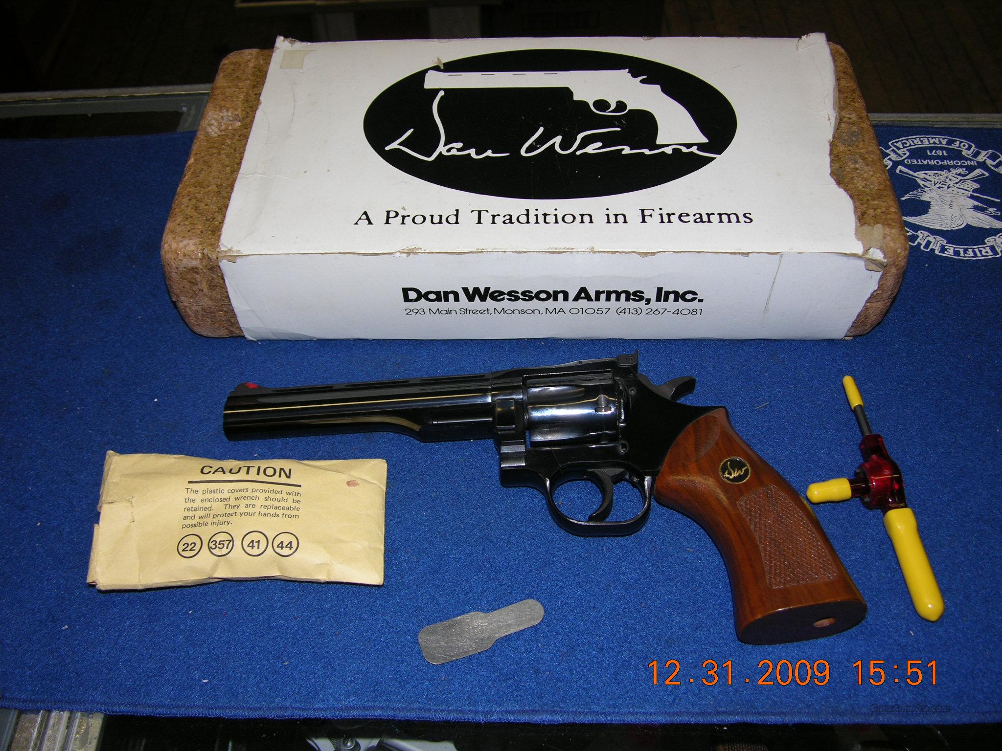 Dan Wesson Model 15 2v Monson Made For Sale At 900618223 6889