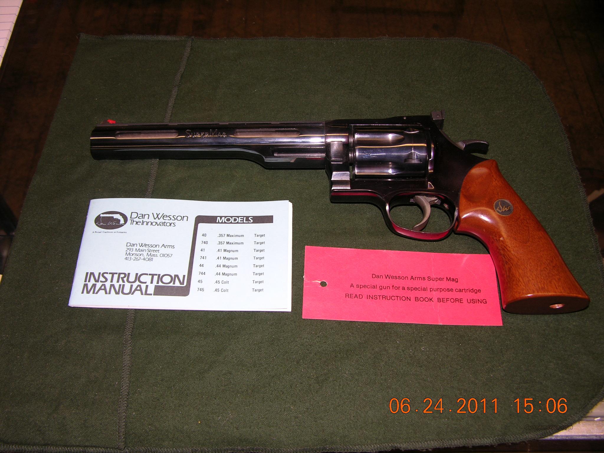 Dan Wesson Model 40 Supermag 357 M For Sale At 925181024 6827