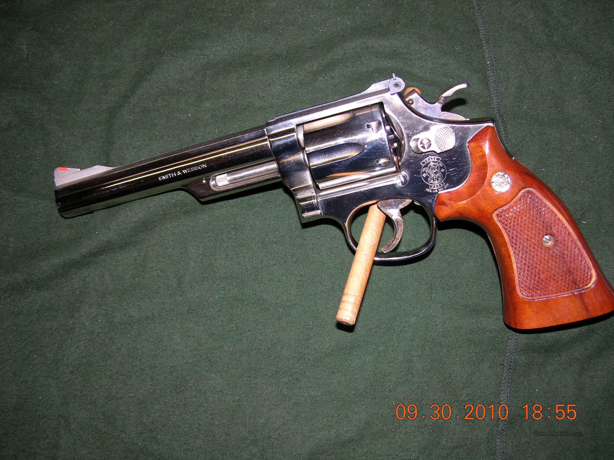 S&W Model 19-5 6 inch Nickel NIB for sale at Gunsamerica.com: 939754999