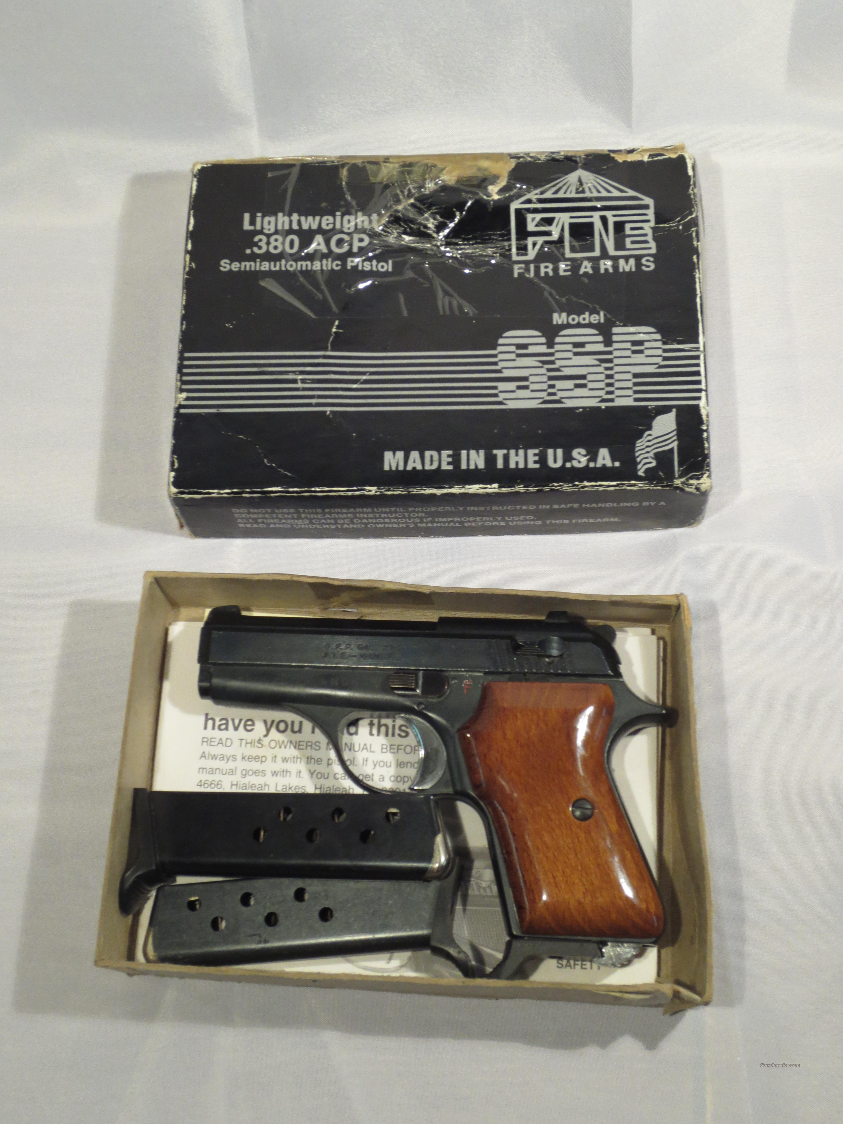 FIE 380 Model SSP for sale at Gunsamerica.com: 932452184