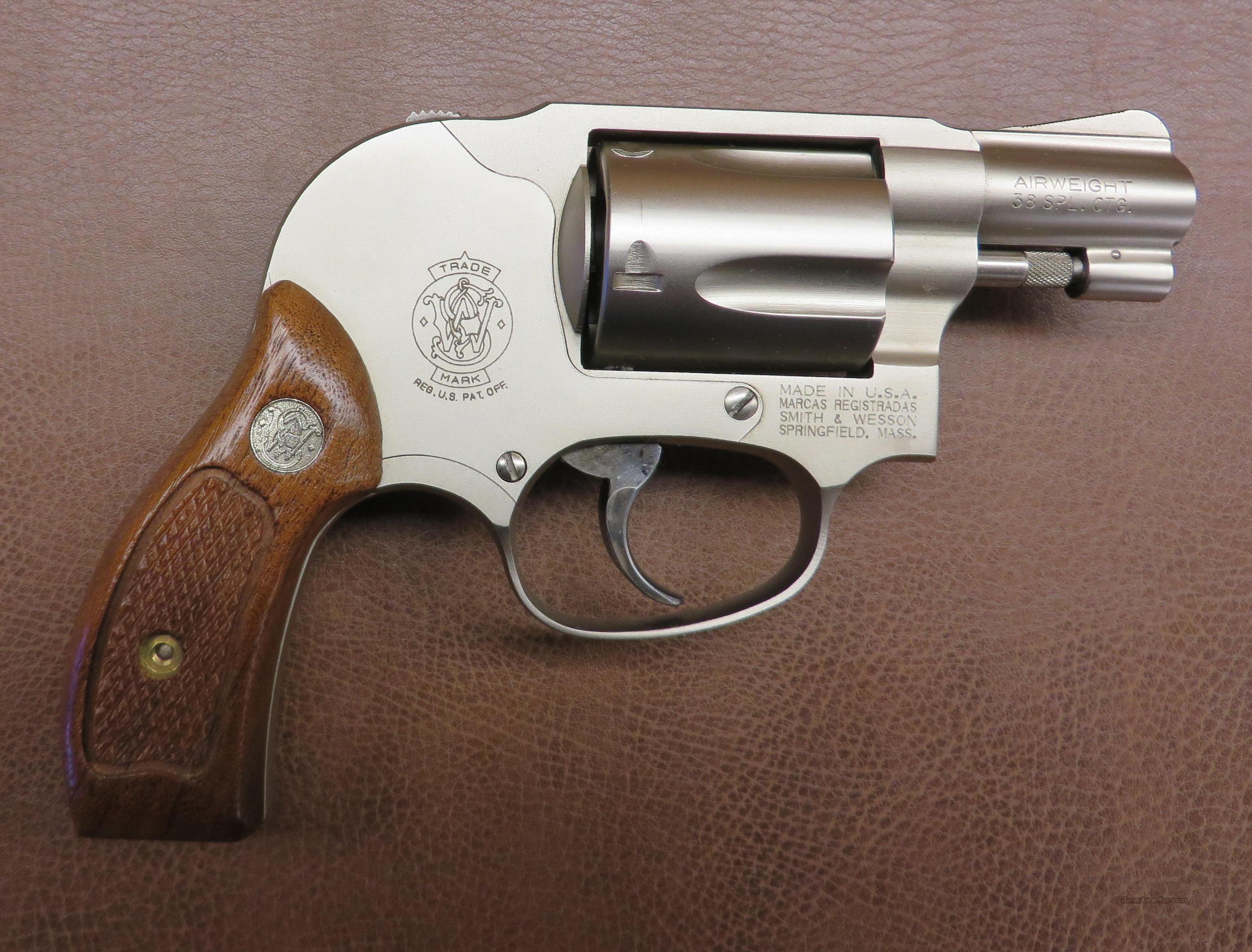 Smith Wesson S W Model Bodyguard Airweight Revolver Inch Barrel Hot Sex Picture 7068