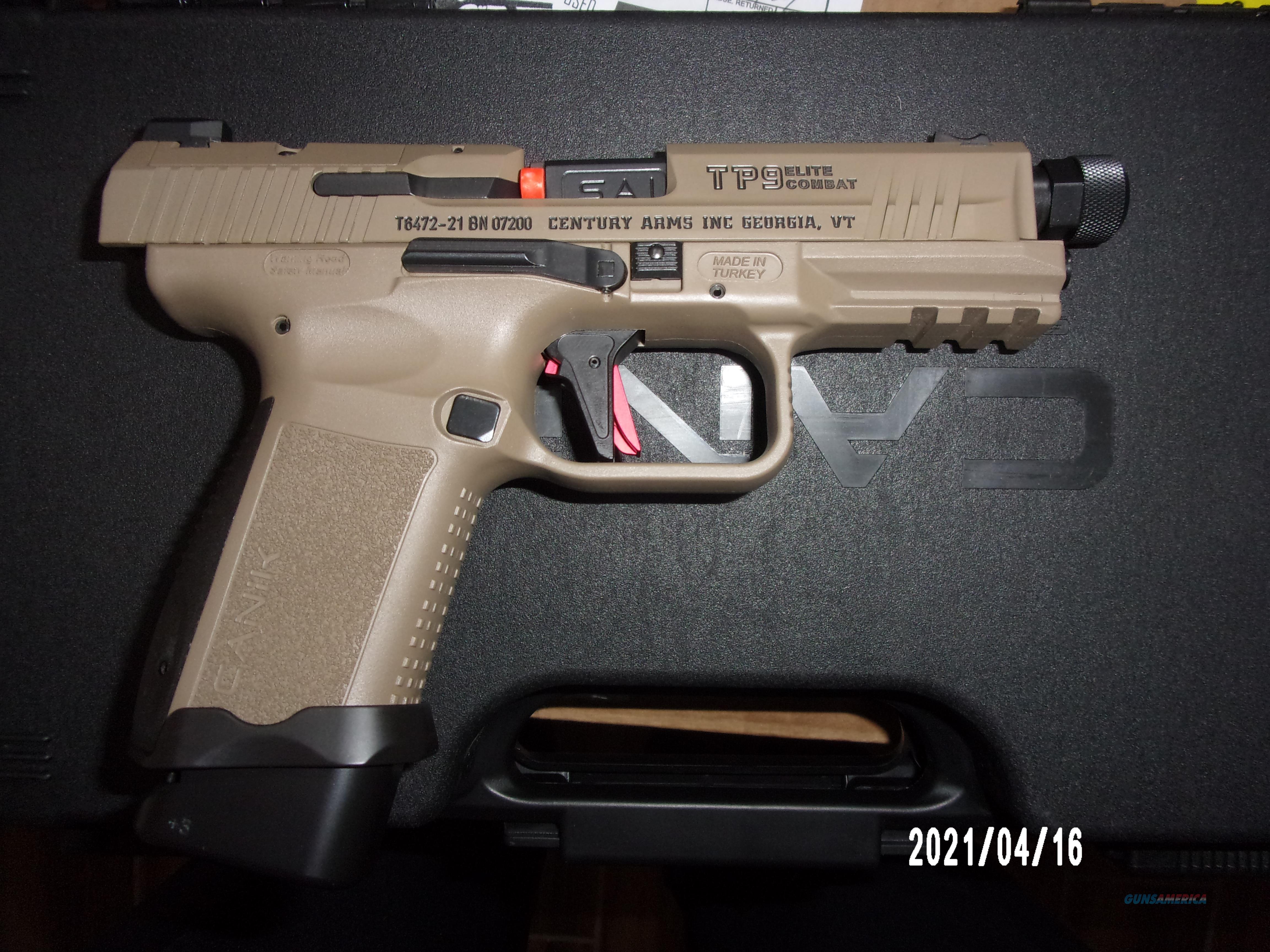 Canik TP 9 Elite Combat NIB for sale at Gunsamerica.com: 971224345