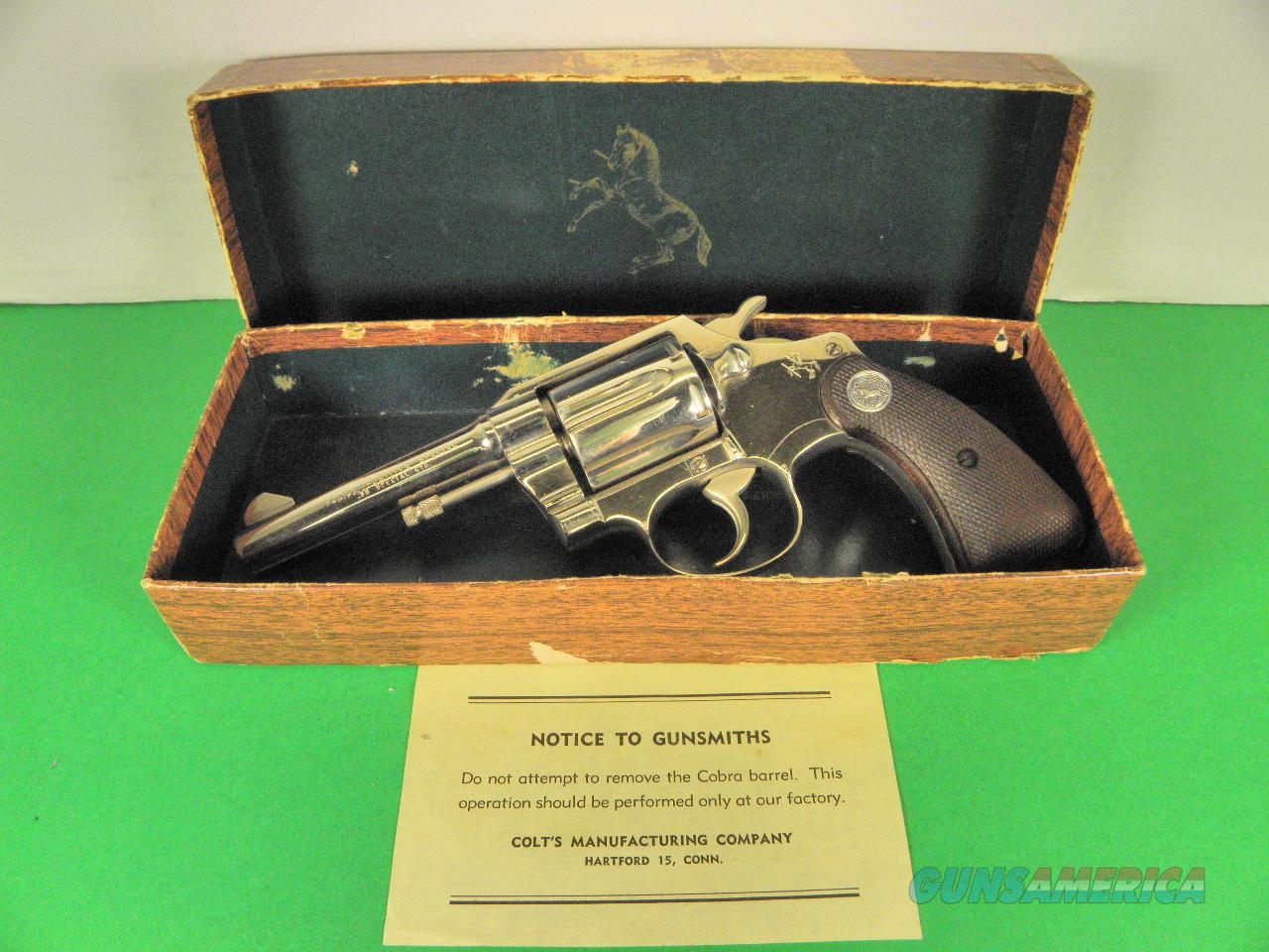 1960 Vintage Colt Nickel Police-Pos... for sale at Gunsamerica.com ...