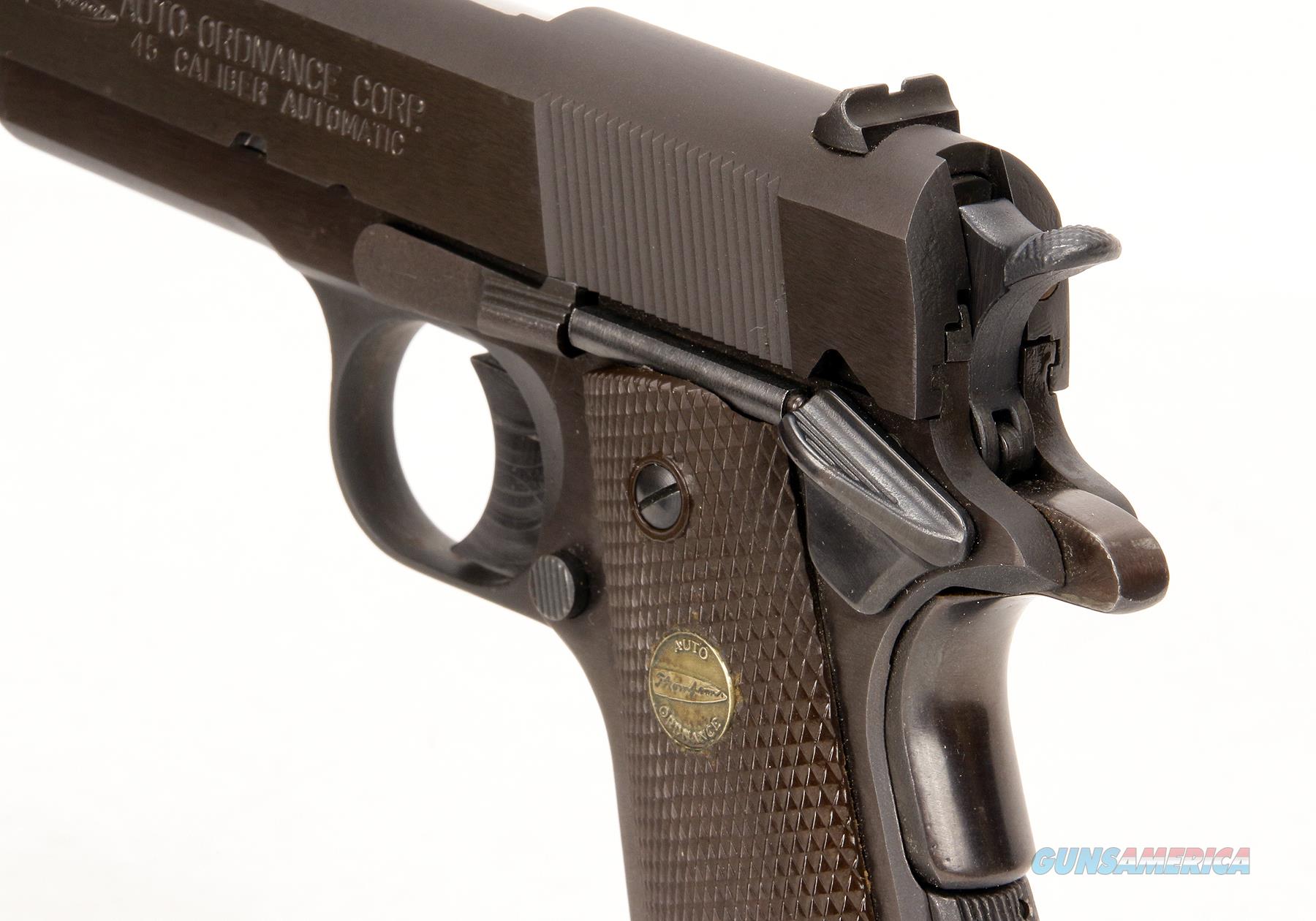 Auto Ordnance 1911 A1 45acp Pistol for sale at Gunsamerica.com: 925036784