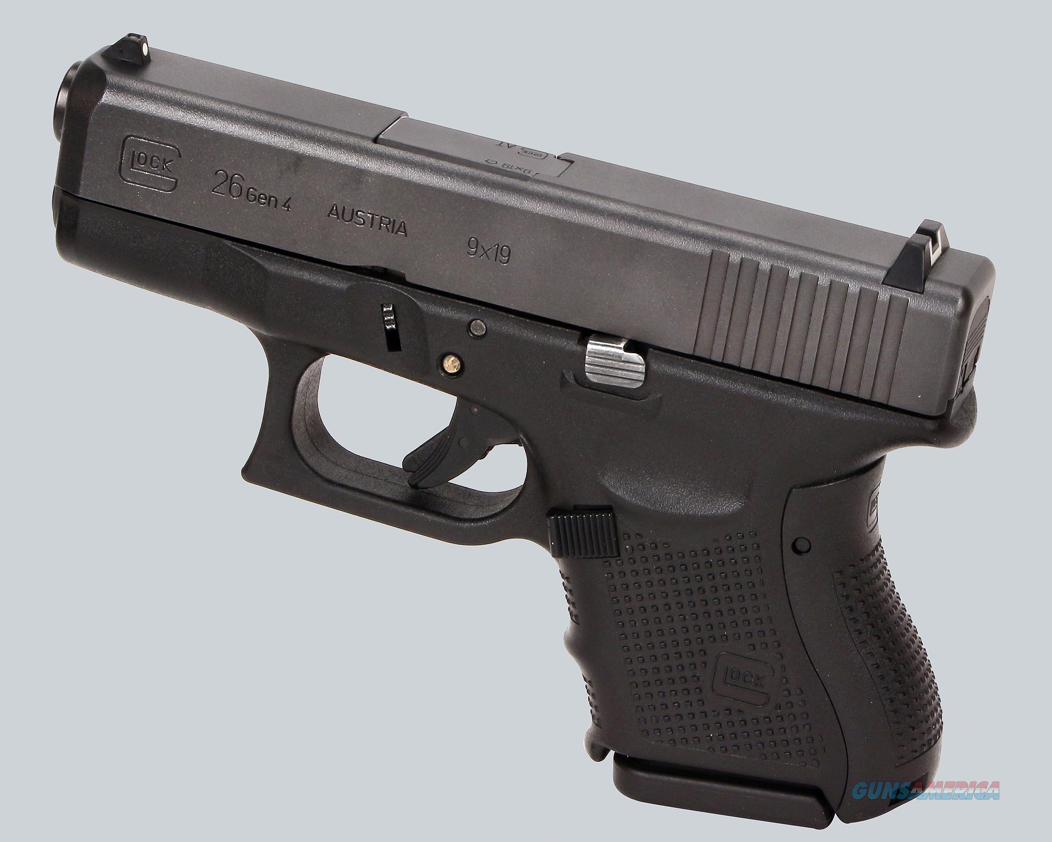 Glock 9mm Model 26 Gen 4 Pistol For Sale At Gunsamerica.com: 930224548