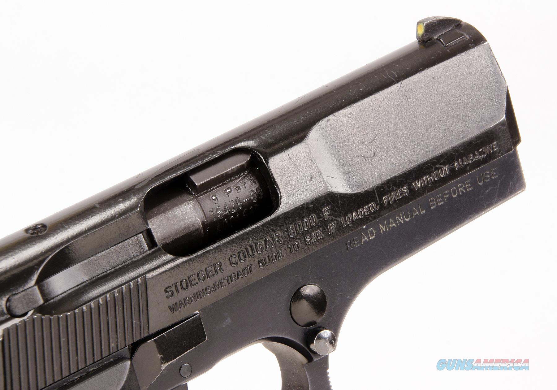 Stoeger Cougar 8000 F 9mm Pistol for sale at Gunsamerica.com: 960697485