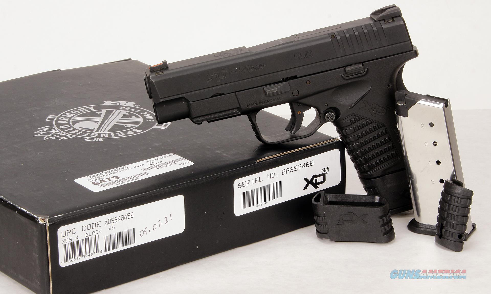 Springfield Armory 45acp XDs Pisto... For Sale At Gunsamerica.com ...