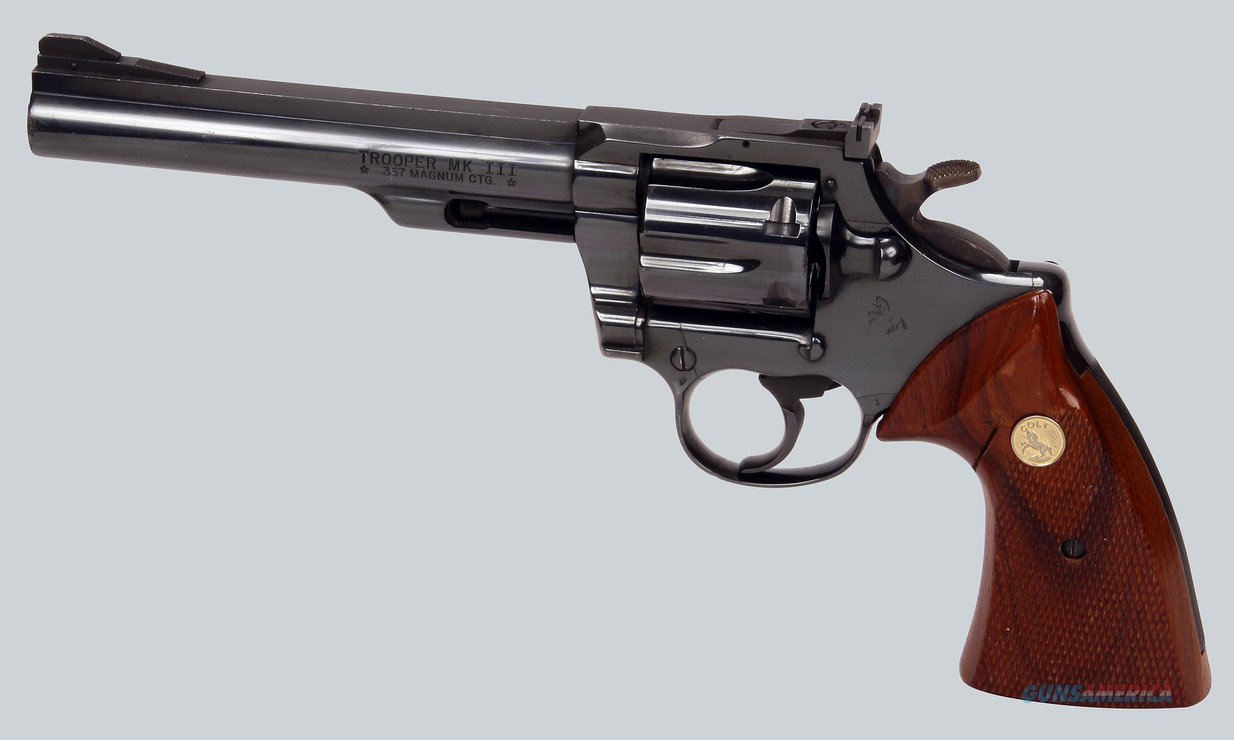 Colt Trooper Mk Iii 357 Magnum Revo For Sale At 976658714 9781