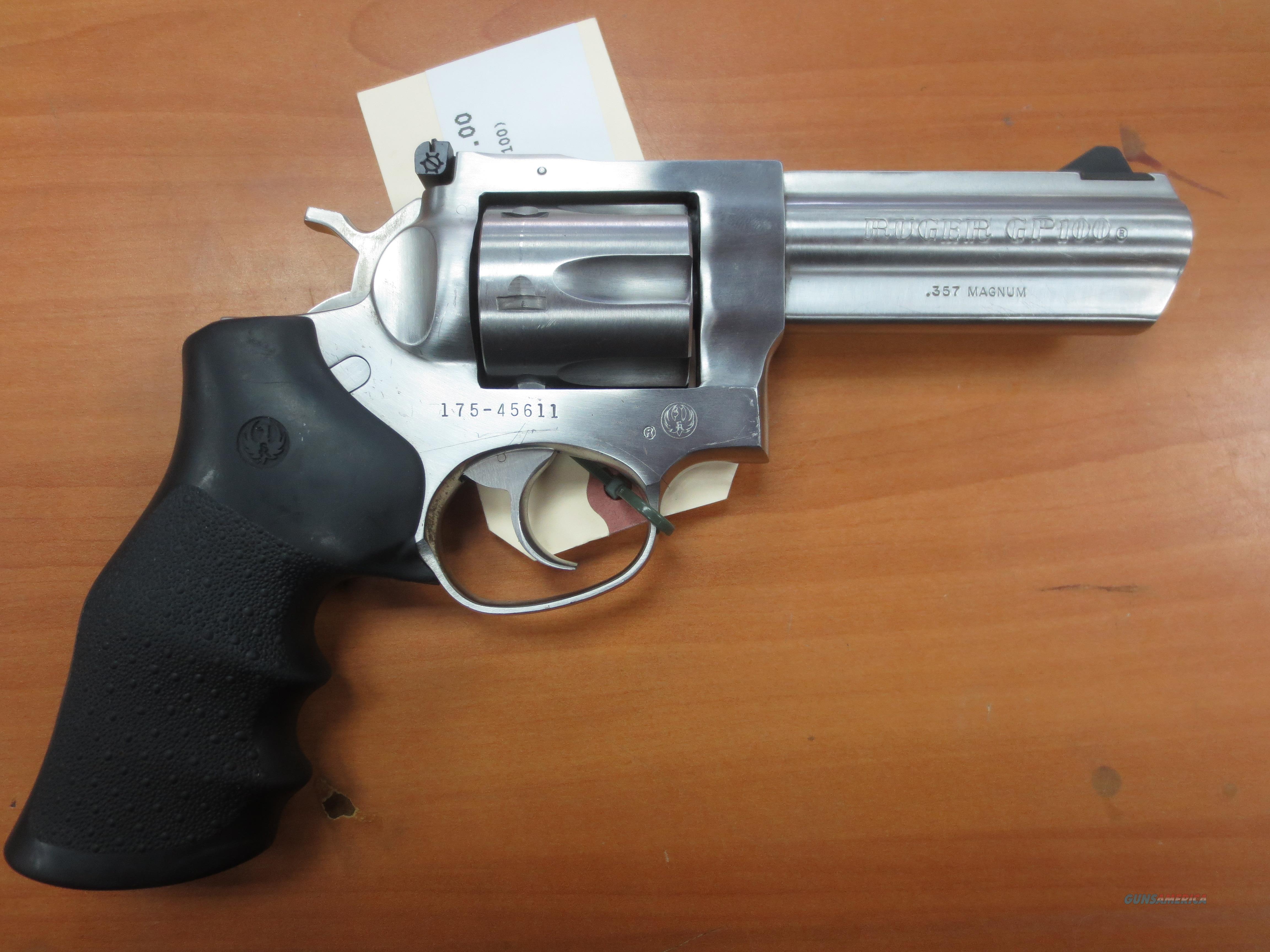 Ruger GP100 Full frame 6 shot .357 ... for sale at Gunsamerica.com ...