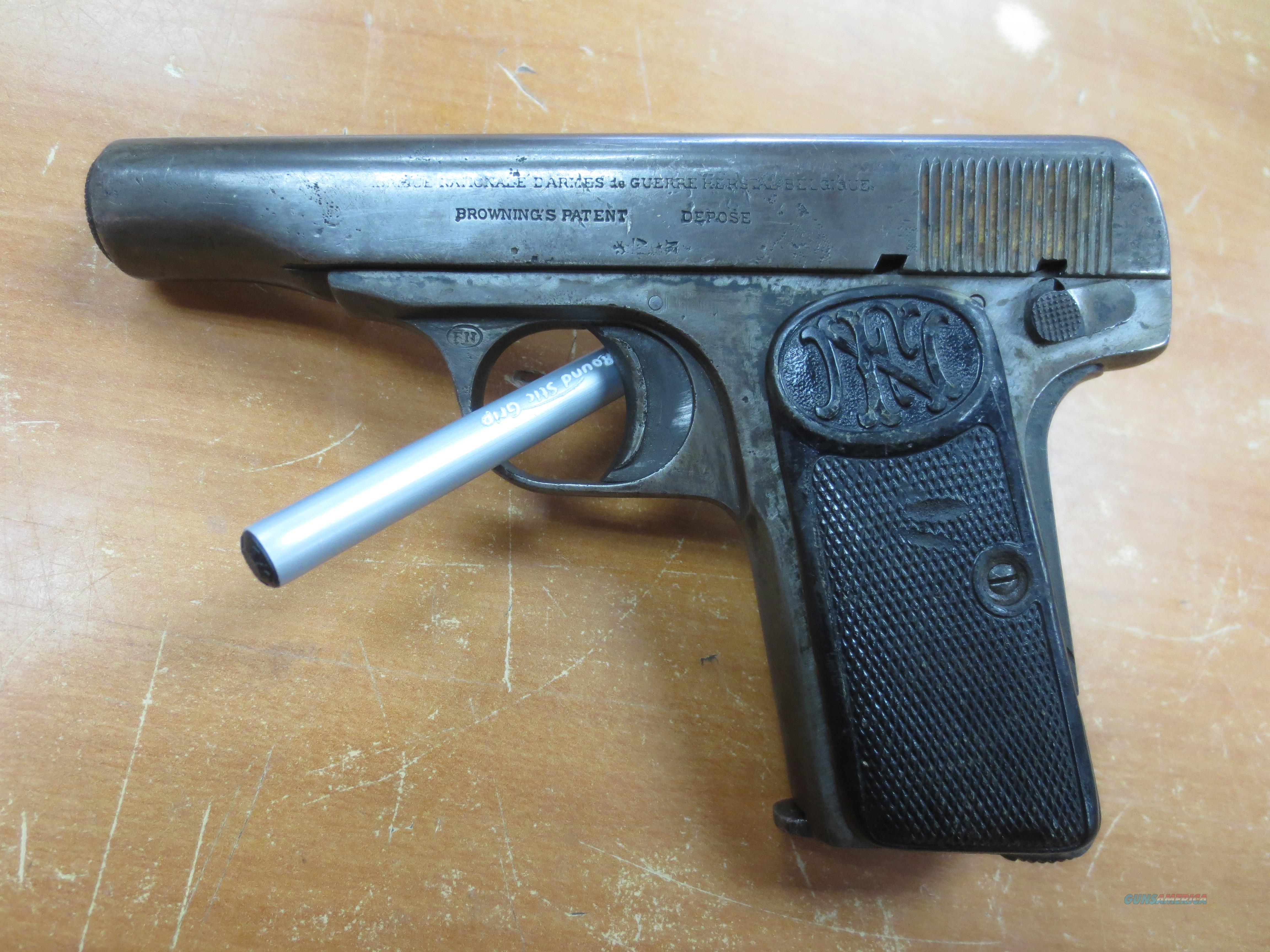 Browning FN 1910 Pocket Pistol .32 ... for sale at Gunsamerica.com ...