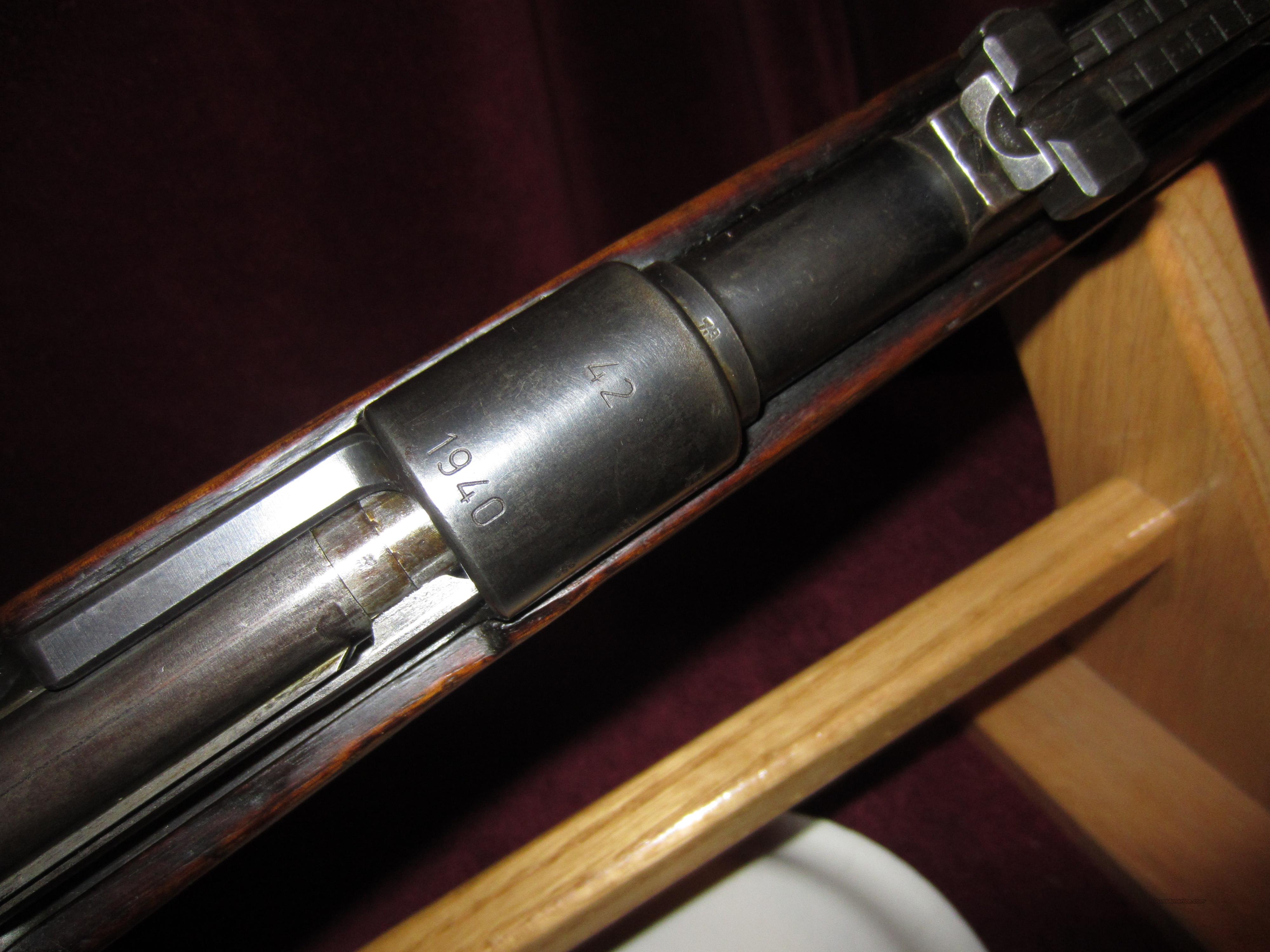 MAUSER MODEL 98K RECEIVER MARKED 42 CODE DATE 1... for sale