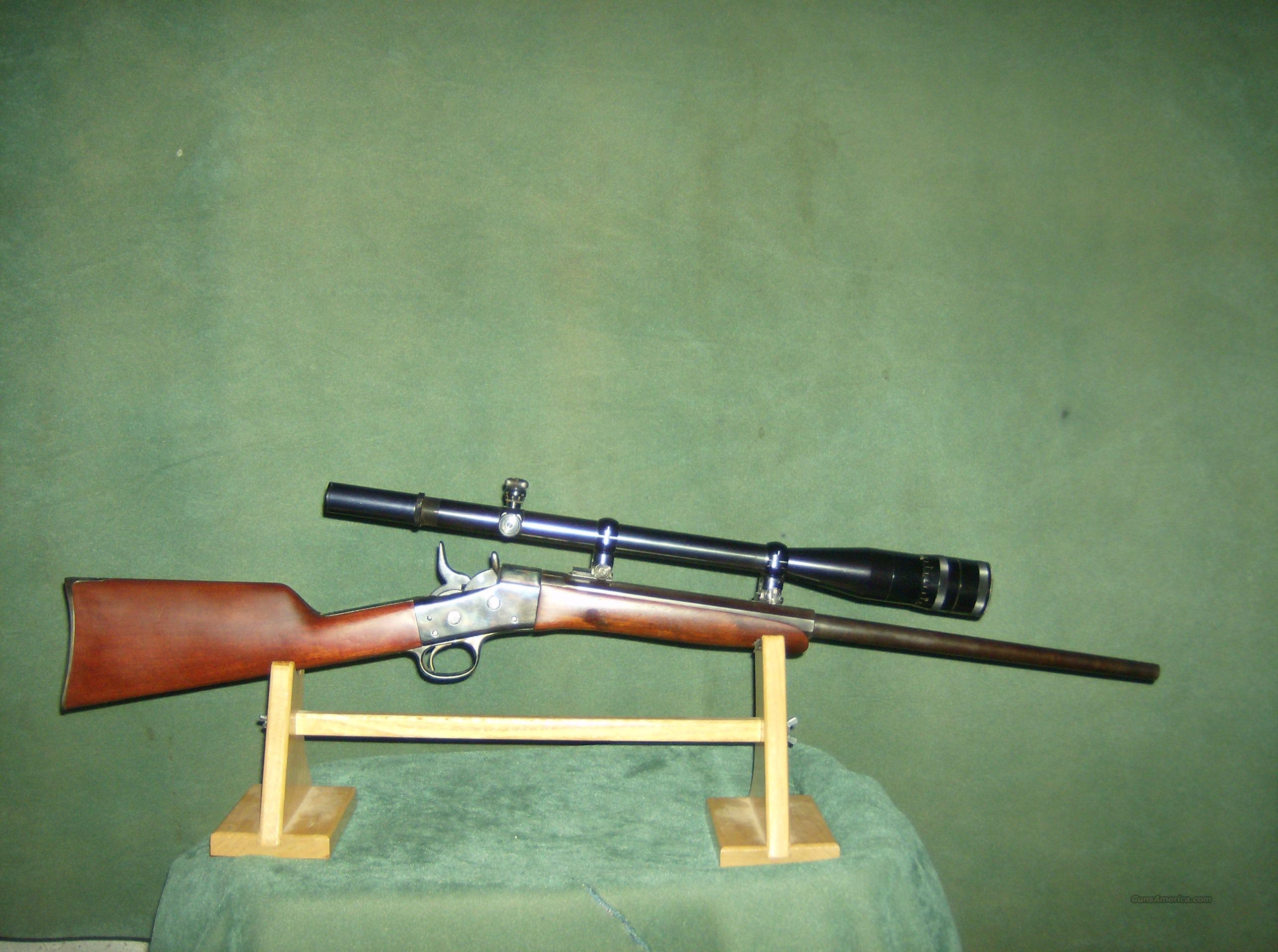 remington rolling block rifle scopes