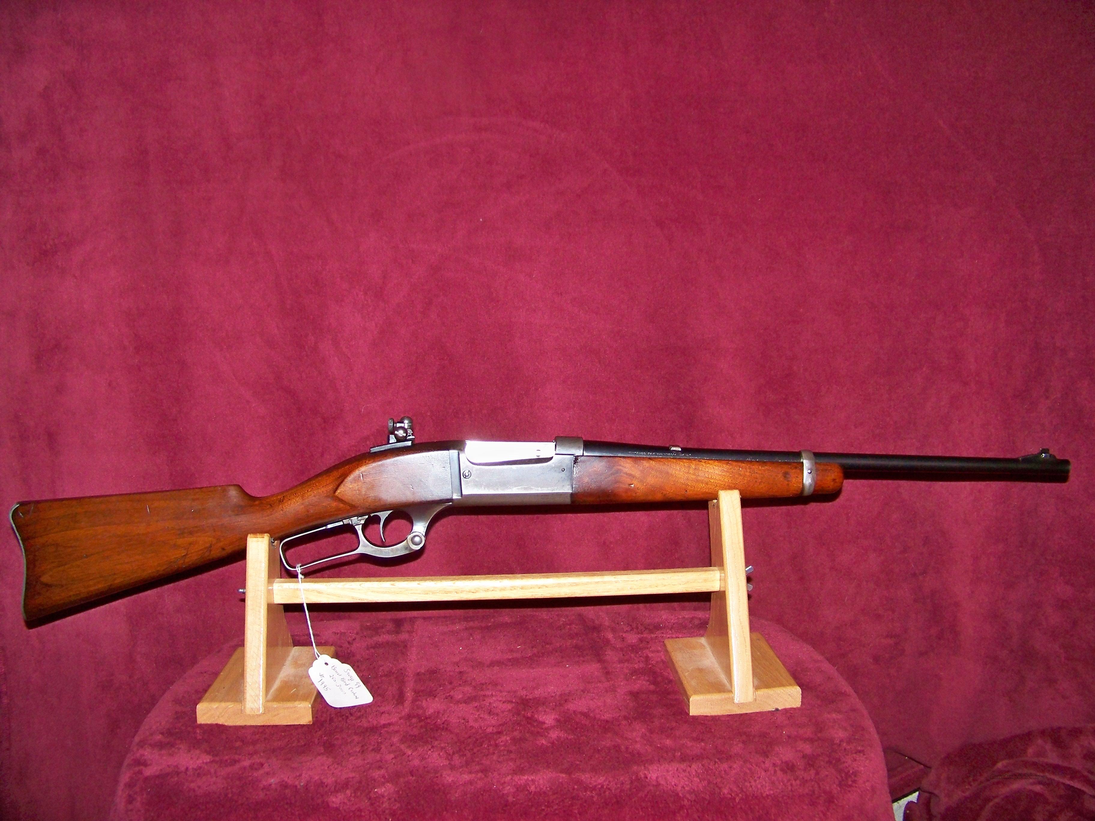 Savage Model 99 Barrel Band Carbine 250 3000 Ca For Sale
