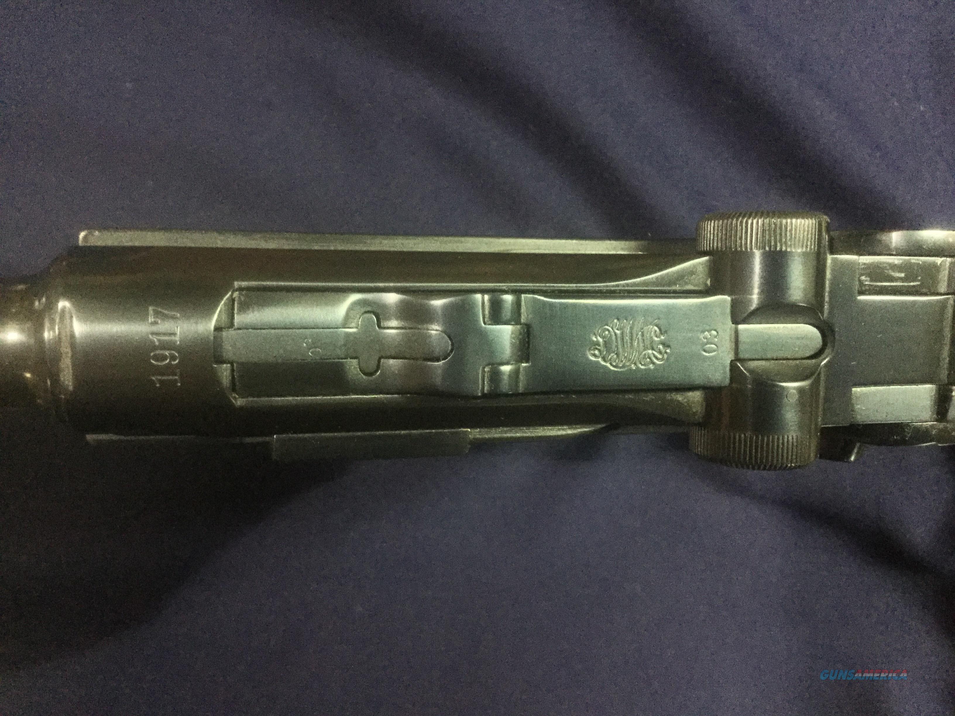 German Luger P08 Serial Numbers