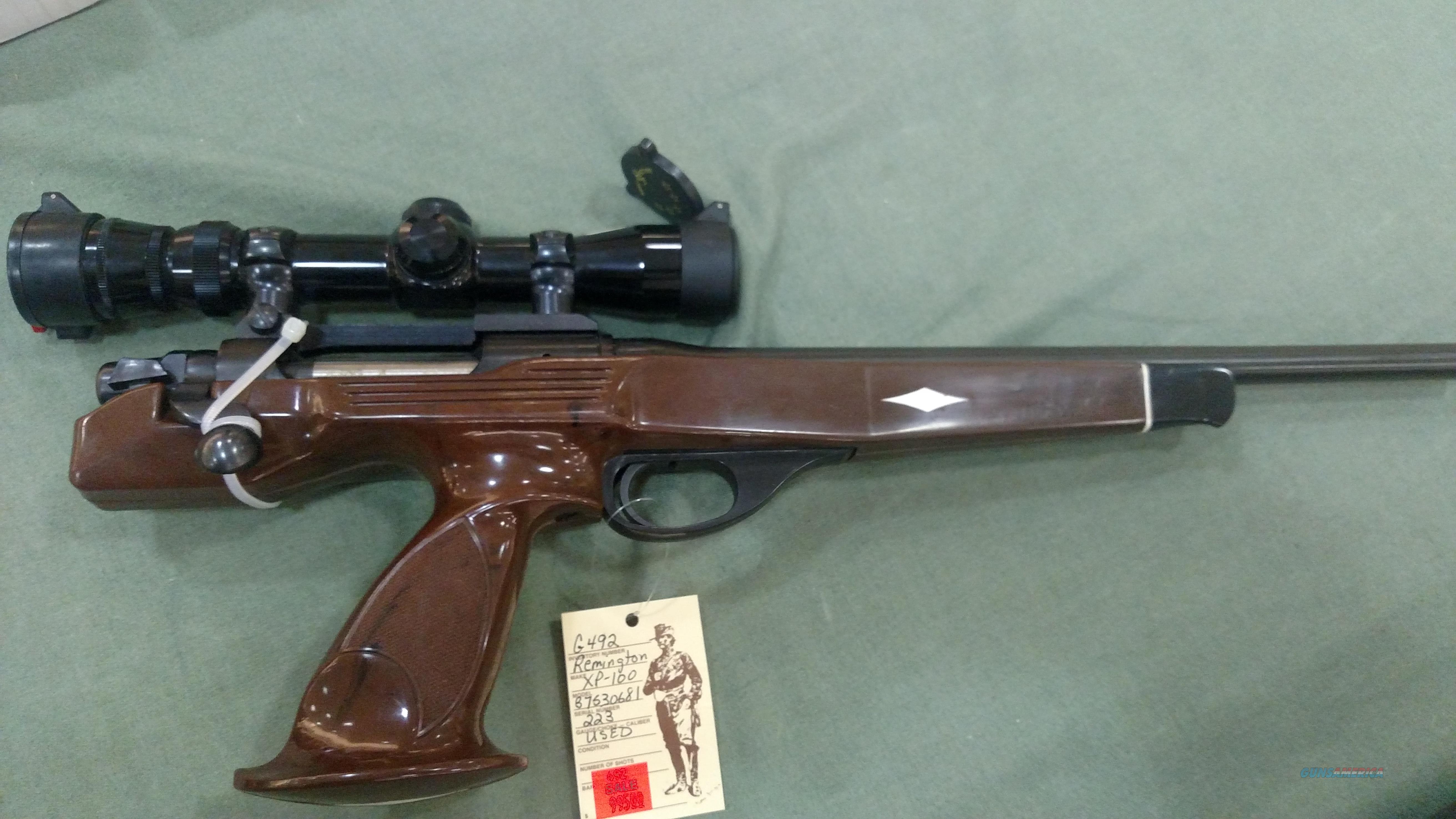 Remington XP-100 Varmint Special .2 for sale at Gunsamerica.com 