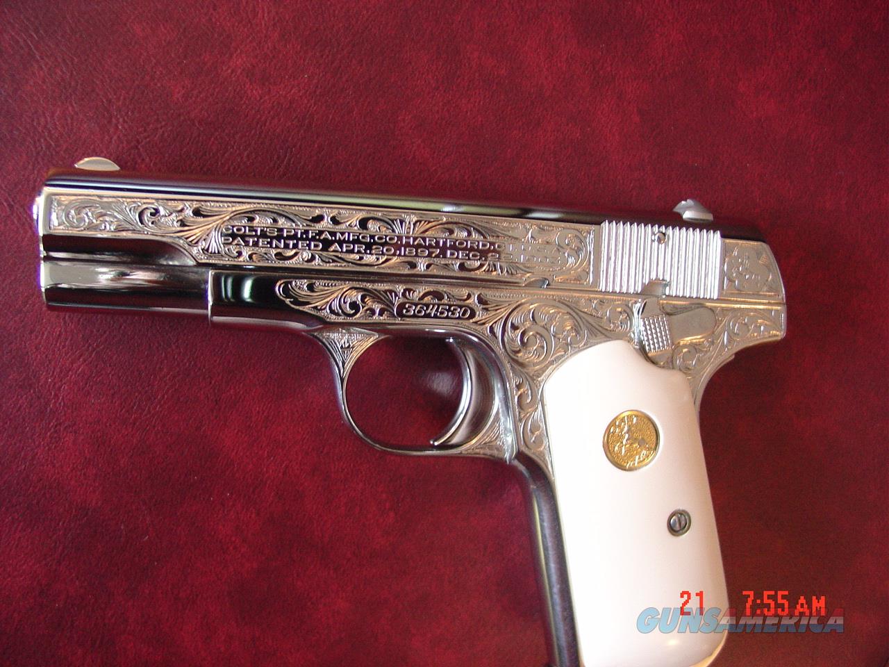 Colt 1903 Hammerless, 32ACP, master engraved by... for sale