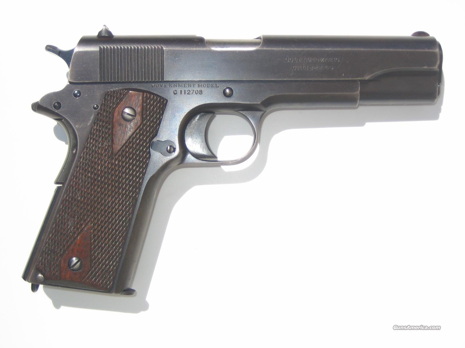 Colt 1911 mfg. 1919 Commercial for sale at Gunsamerica.com: 905393425