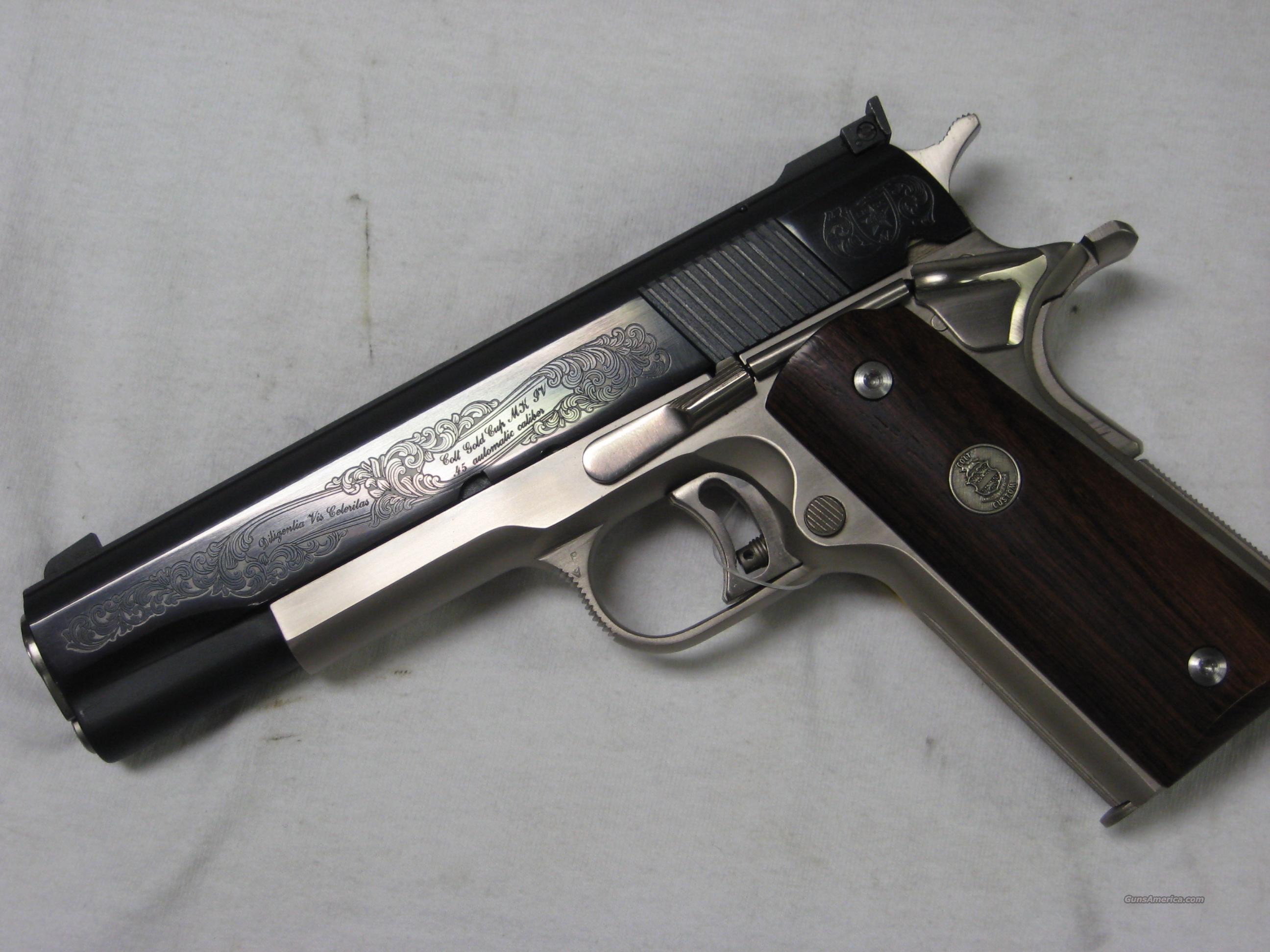 Colt Gold Cup MK IV Combat Special ... for sale at Gunsamerica.com ...