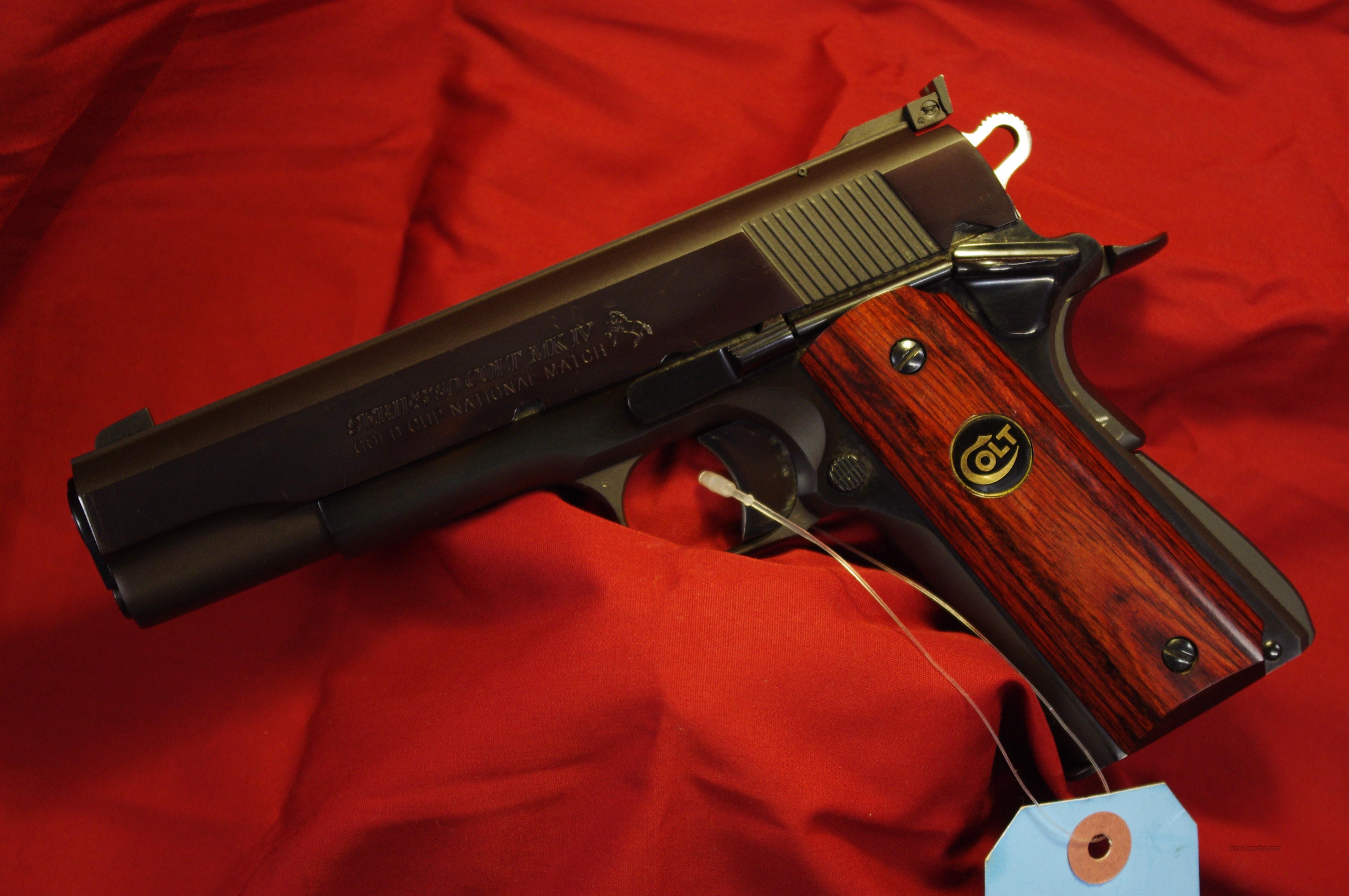 Colt 1911 Gold Cup, US Shooting Team Edition! for sale