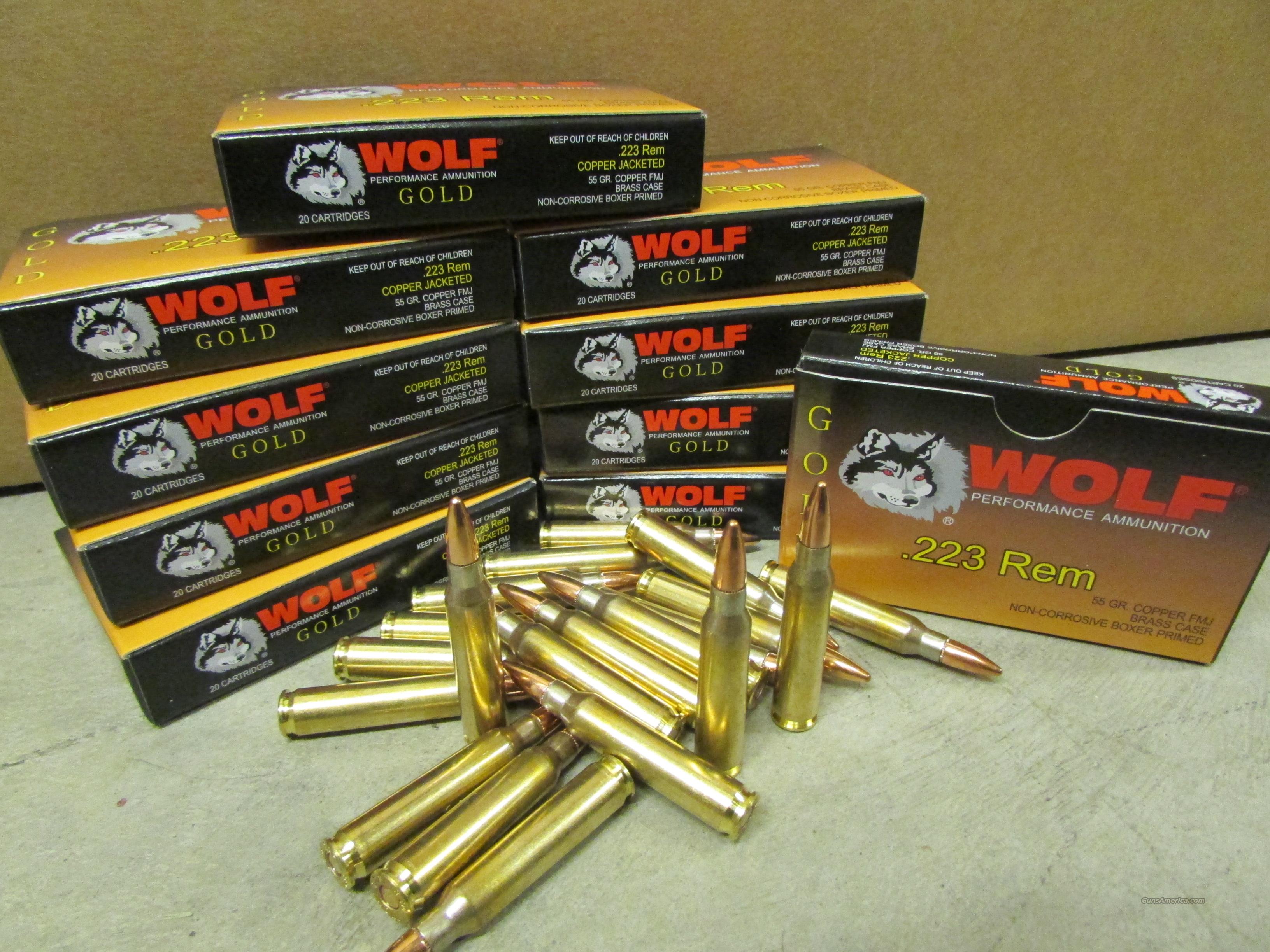 1000 ROUNDS WOLF WPA GOLD BRASS CAS... for sale at Gunsamerica.com ...