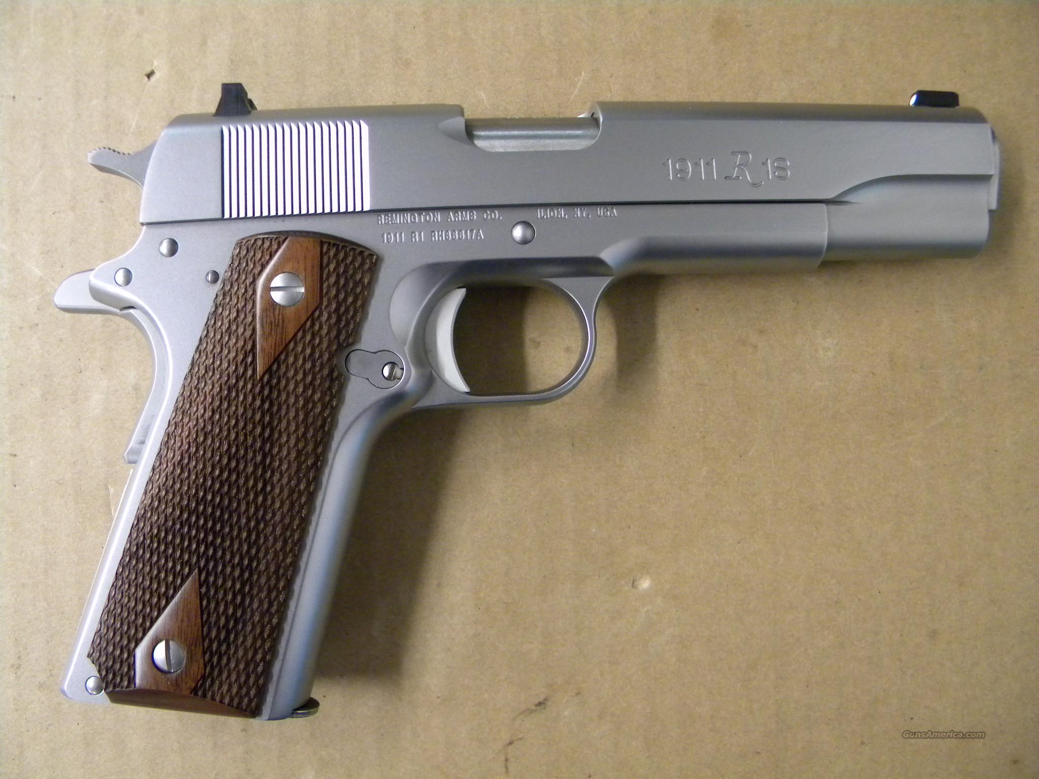 Remington 1911 R1s Stainless 45acp For Sale At 910940004 8839