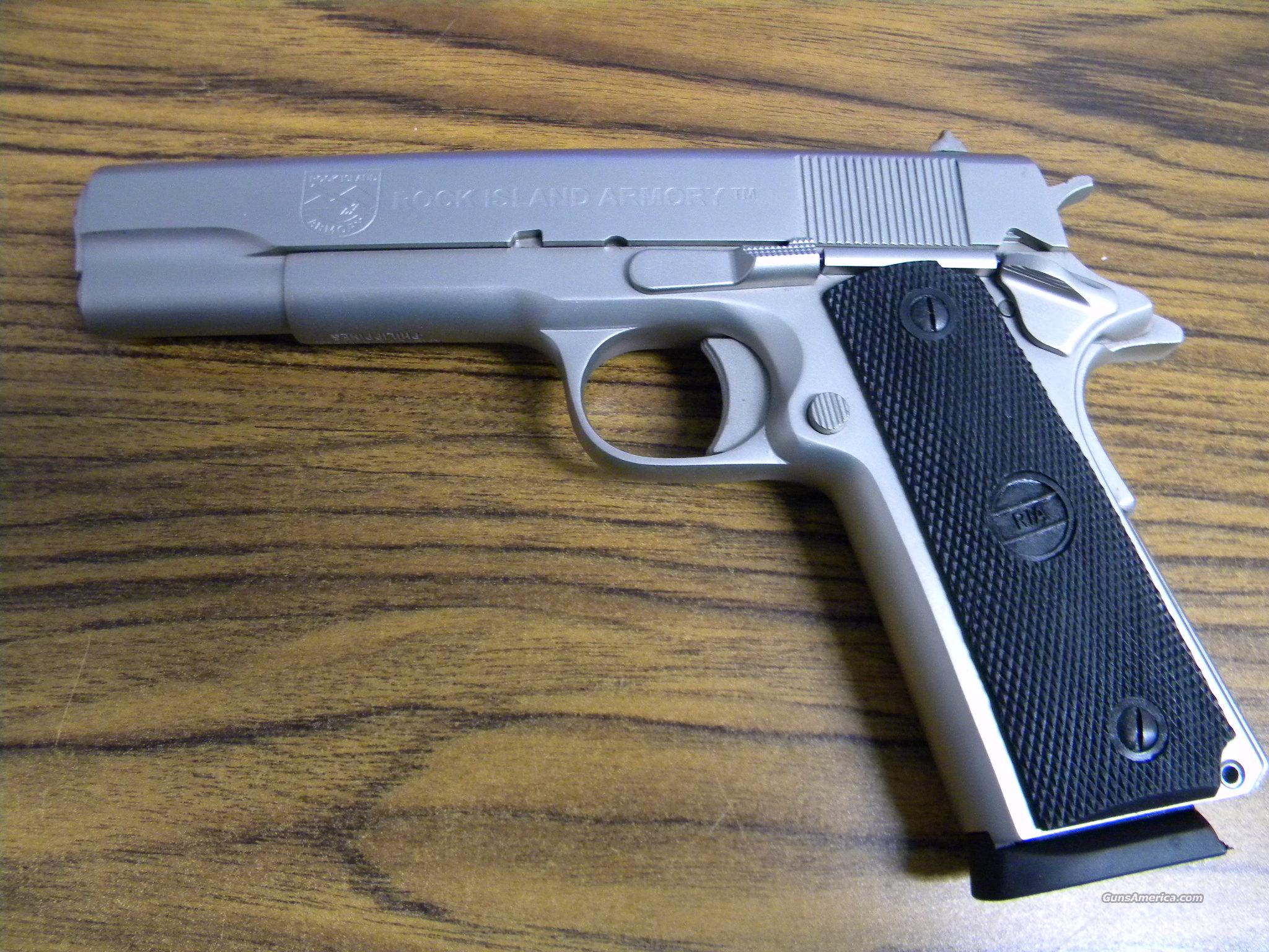 Rock Island 1911 .45 ACP Matte Nick... For Sale At Gunsamerica.com ...