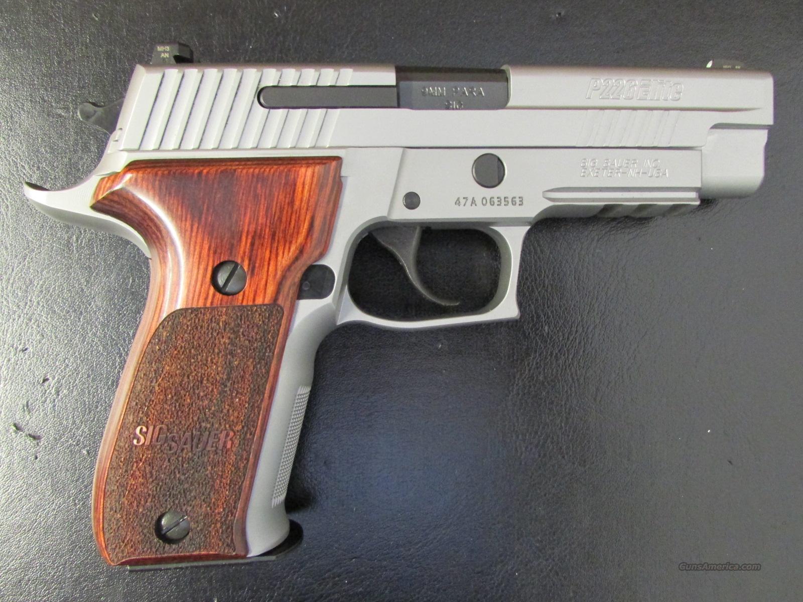 Sig Sauer P226 Elite Stainless 9mm  For Sale At Gunsamerica.com 